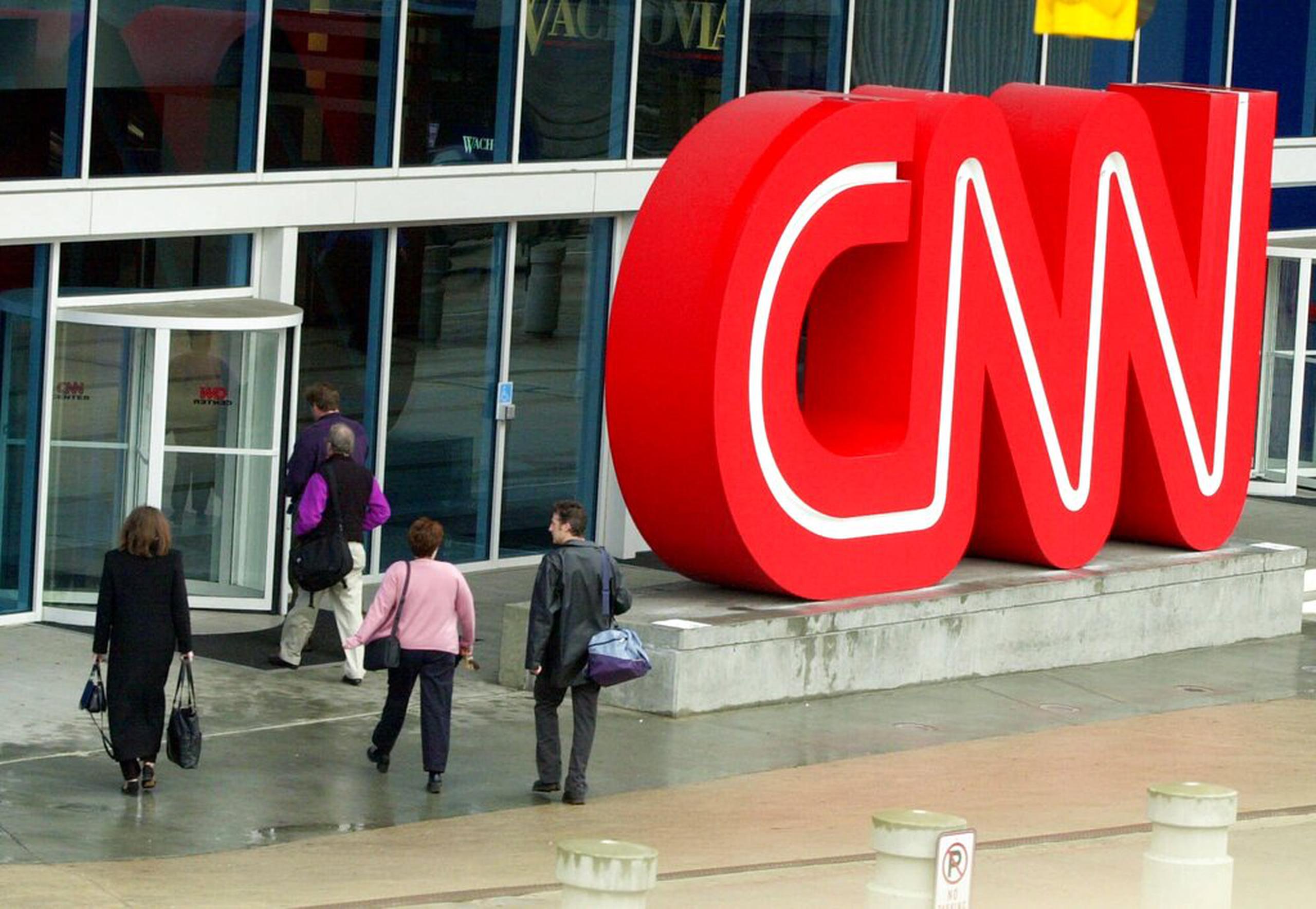 Vista del CNN Center, la sede de la cadena en Atlanta.