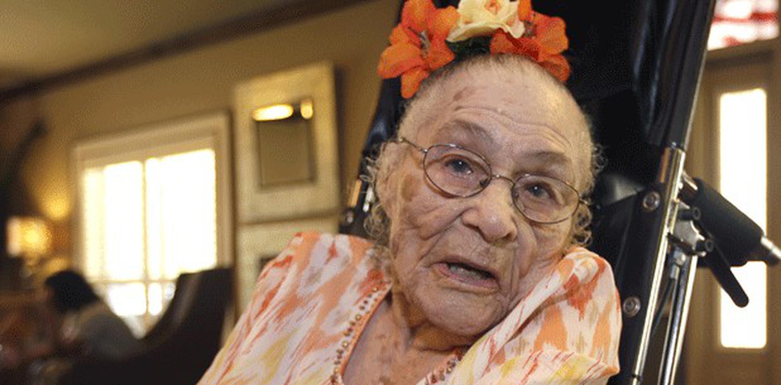 Con 116 años, Gertrude Weaver ya era la persona más anciana en Estados Unidos. (AP)