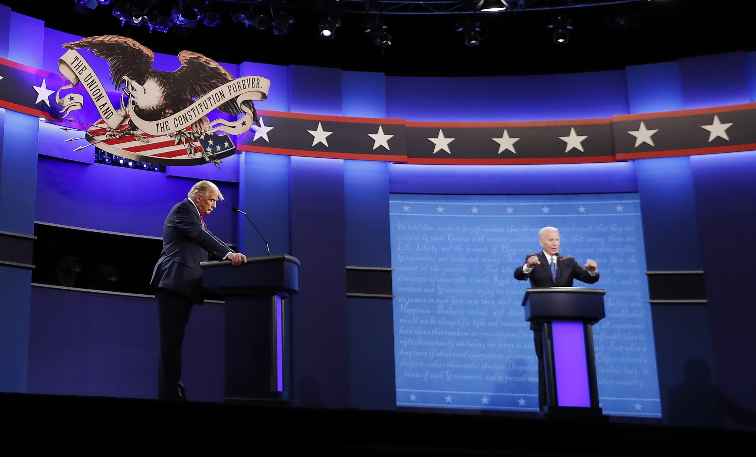 El último debate entre los candidatos se llevó a cabo en Nashville, Tennessee.