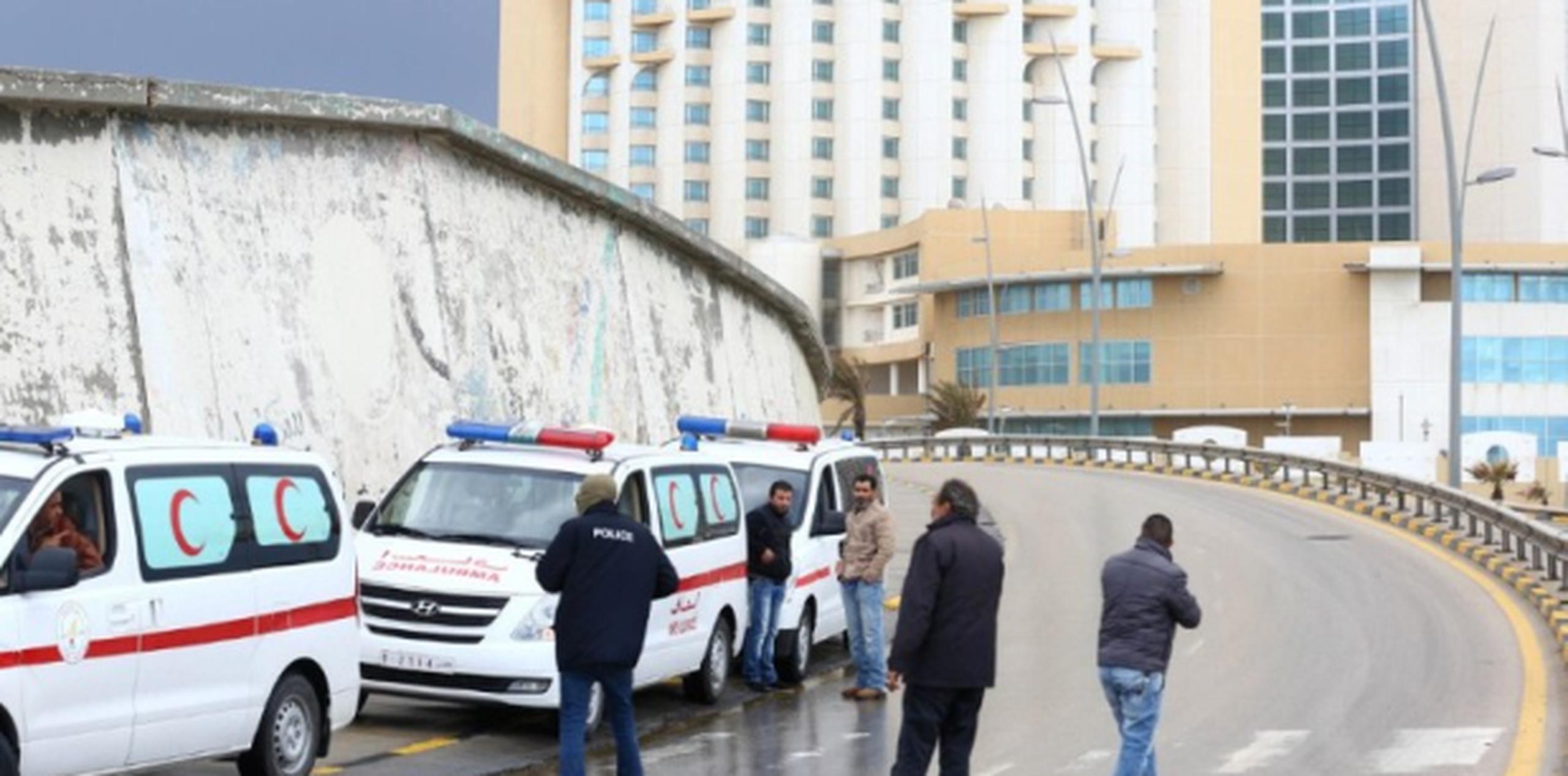 En el hotel había huéspedes italianos, británicos y turcos, pero a la hora del asalto estaba prácticamente vacío. (AFP)