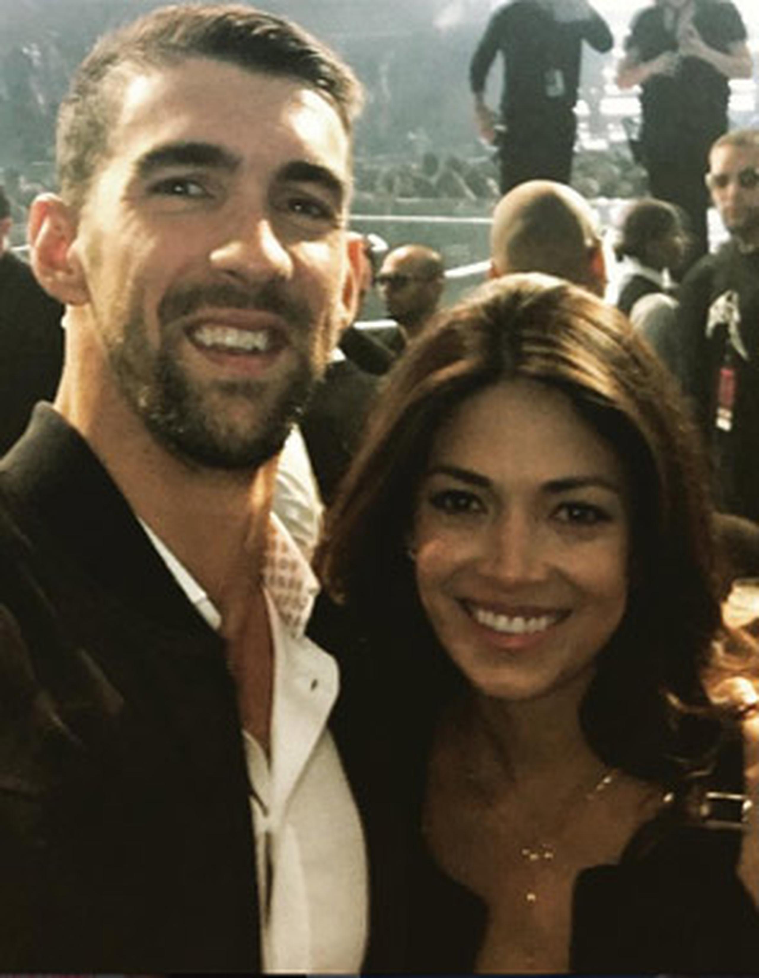 Michael Phelps y Nicole Johnson (Instagram: m_phelps00)