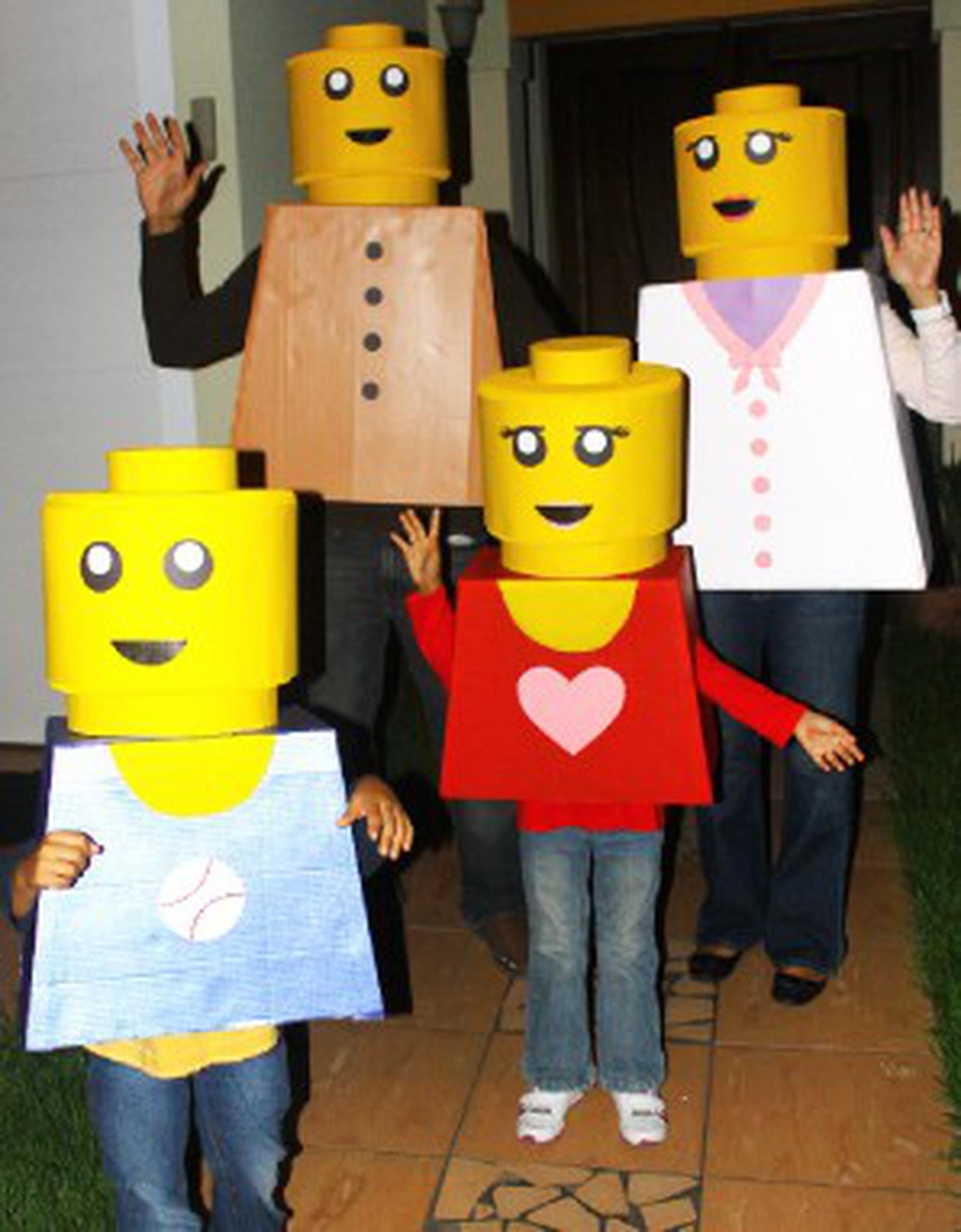 Disfraz de familia LEGO / DIY 