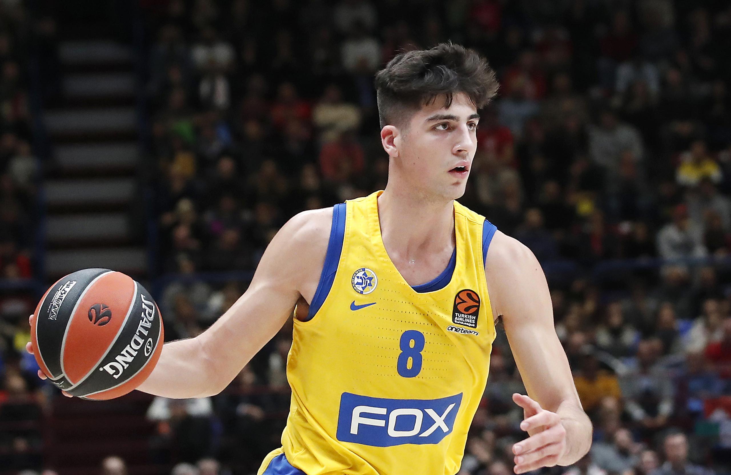 Deni Avdija, de Israel, es un delantero de 6'9" y 19 años que juega con el Maccabi Fox Tel Aviv y se perfila como una de las principales selecciones internacionales del Draft de la NBA el miércoles.