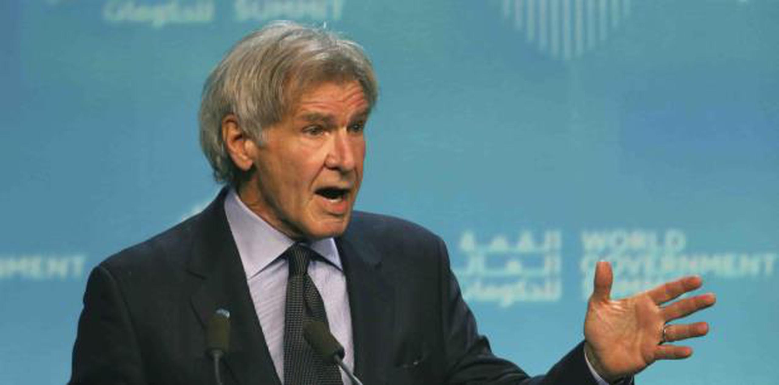 Harrison Ford, conocido por sus papeles en "Star Wars" e "Indiana Jones", siempre ha respaldado los esfuerzos de conservación. (AP / Jon Gambrell)