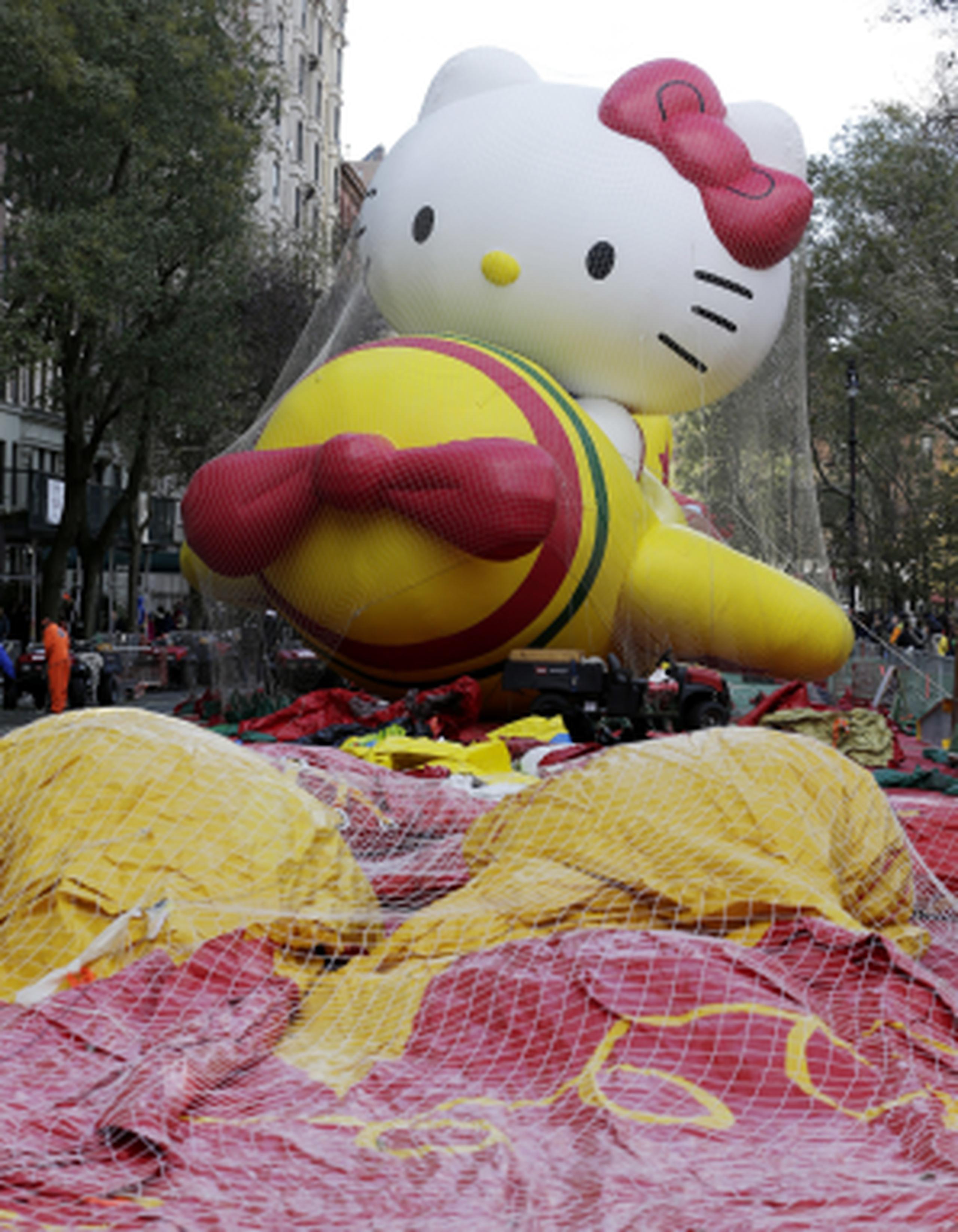 Decenas de globos flotarán el jueves en el tradicional Desfile del Día de Acción de Gracias de Macy’s. (AP)