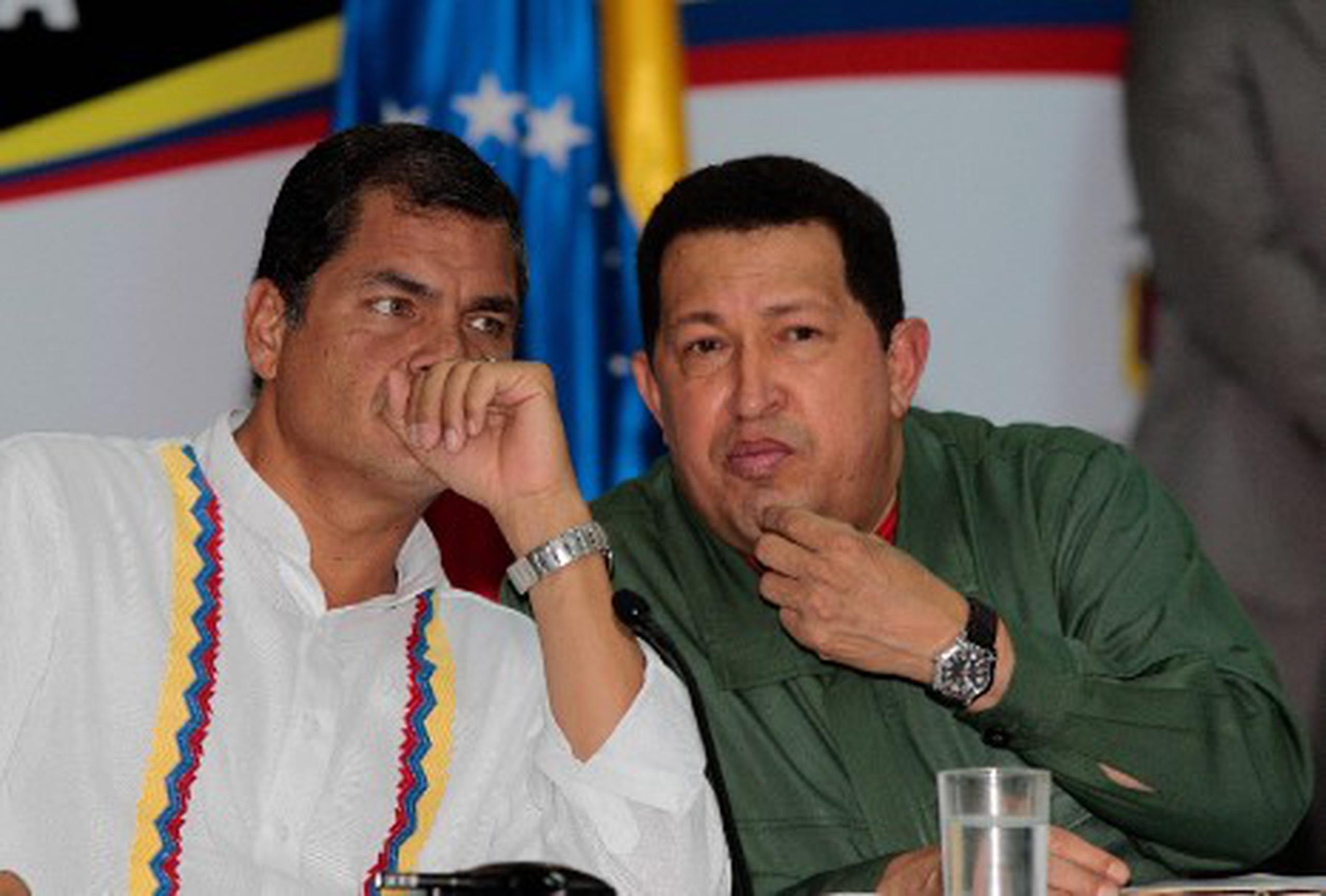 Debido a la campaña electoral en Ecuador, Correa no viajó a Caracas para asistir a los actos organizados para respaldar a Chávez. (Archivo)