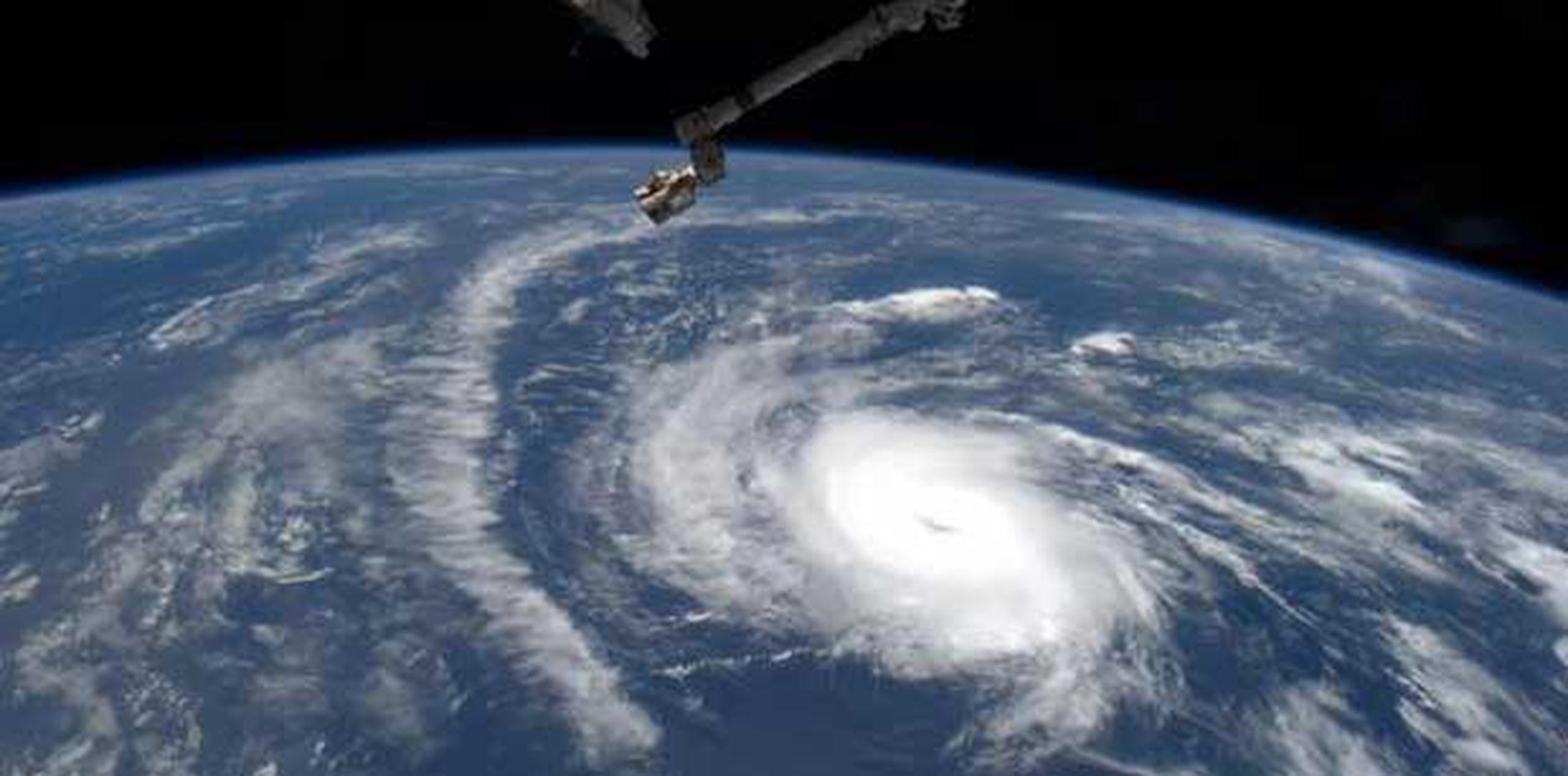 Imagen del ahora huracán Danny tomada desde el espacio. (NASA)