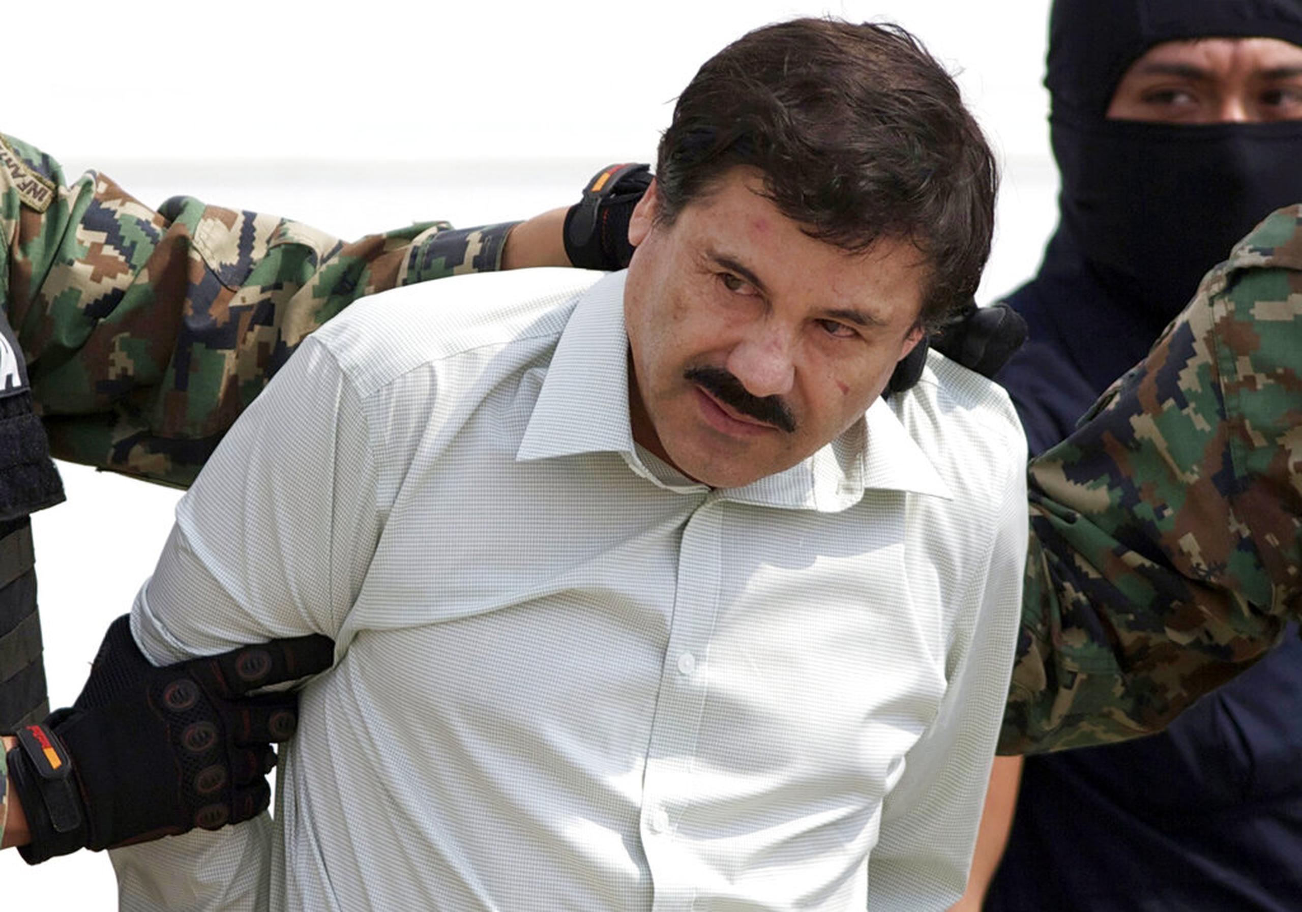 En esta fotografía de archivo Joaquín "El Chapo" Guzmán (AP Foto/Eduardo Verdugo, Archivo)