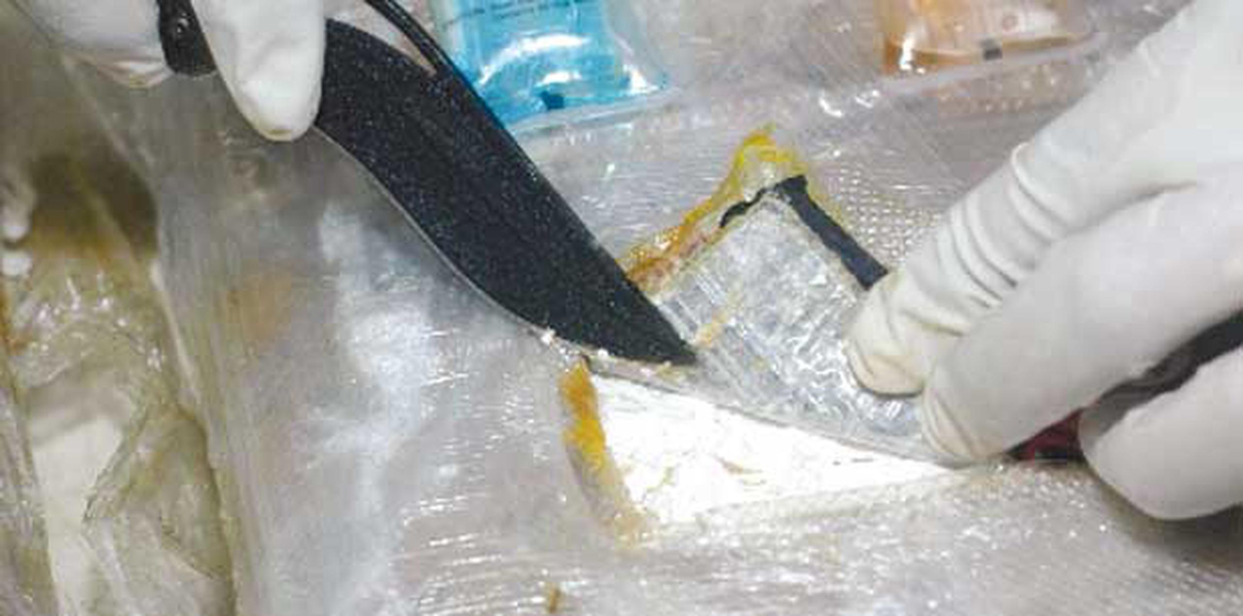 Al examinar la sustancia de polvo blanco en los paquetes incautados, el mismo dio positivo a cocaína, confirmó el CBP. (Archivo)