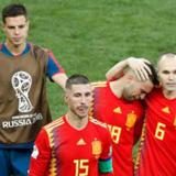 Lágrimas y frustración en la selección española tras derrota
