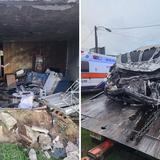Reparan casa de adultos mayores que fue impactada por un carro en Cataño