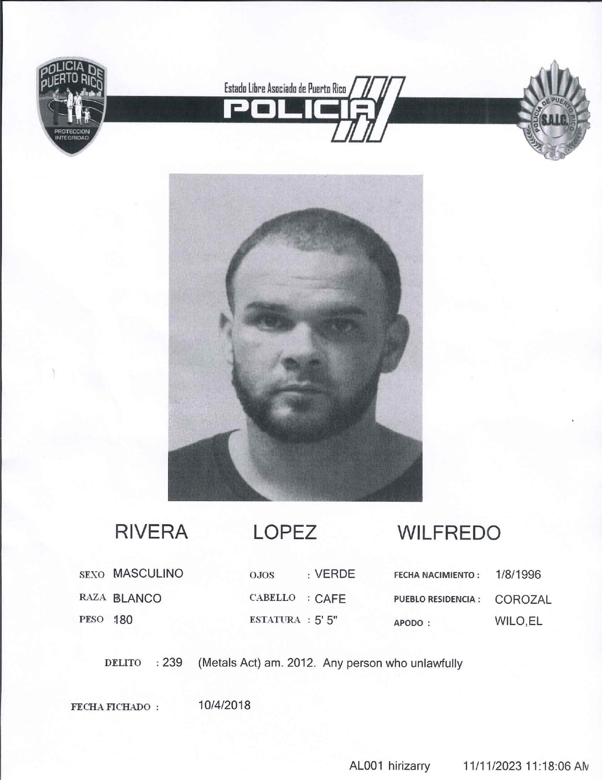 Wilfredo Rivera López