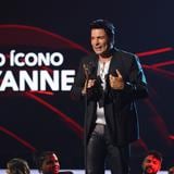 Chayanne recibe el premio Ícono en la gala de los Billboard a la Musica Latina