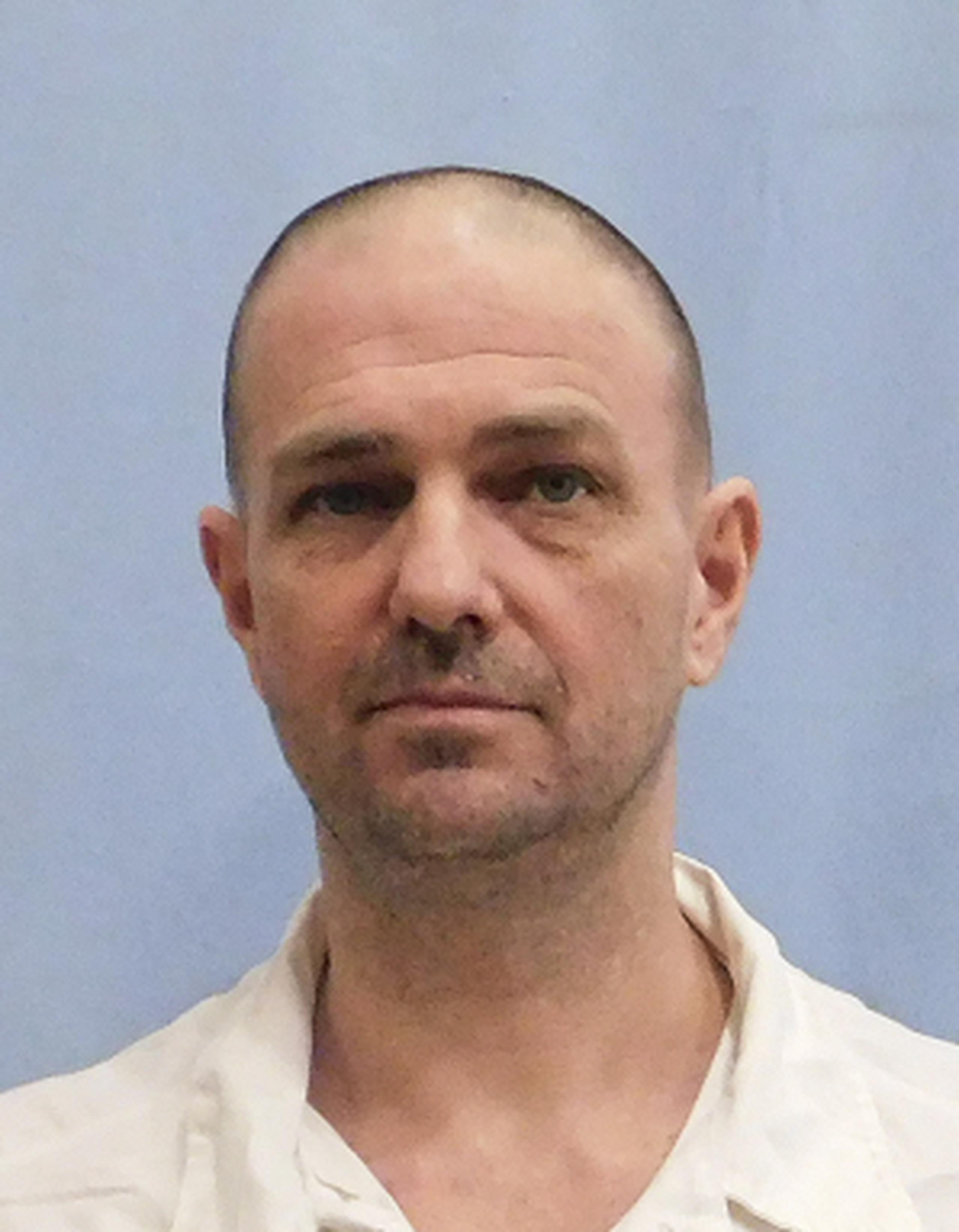 Michael Eggers fue el primer ejecutado este año en Alabama y el quinto en todo el país. (Departamento de Corrección de Alabama vía AP)
