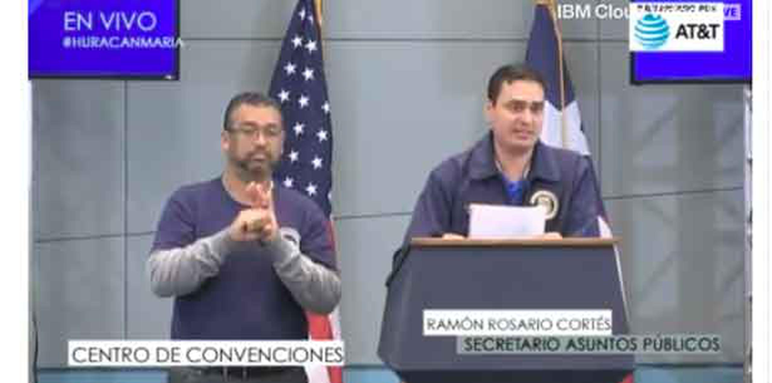 En conferencia de prensa desde el Centro de Convenciones, Rosario explicó que los 16 fallecidos son en pueblos por toda la Isla.