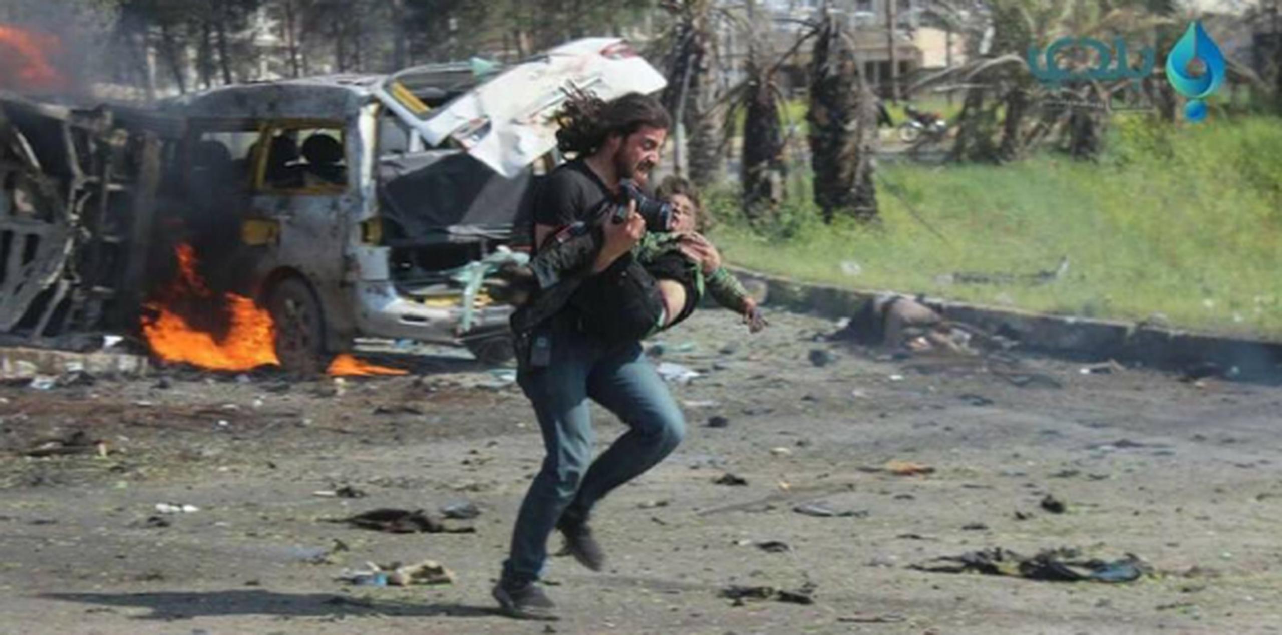 Abd Alkader Habak trabaja como reportero gráfico en Alepo (Captura de pantalla)