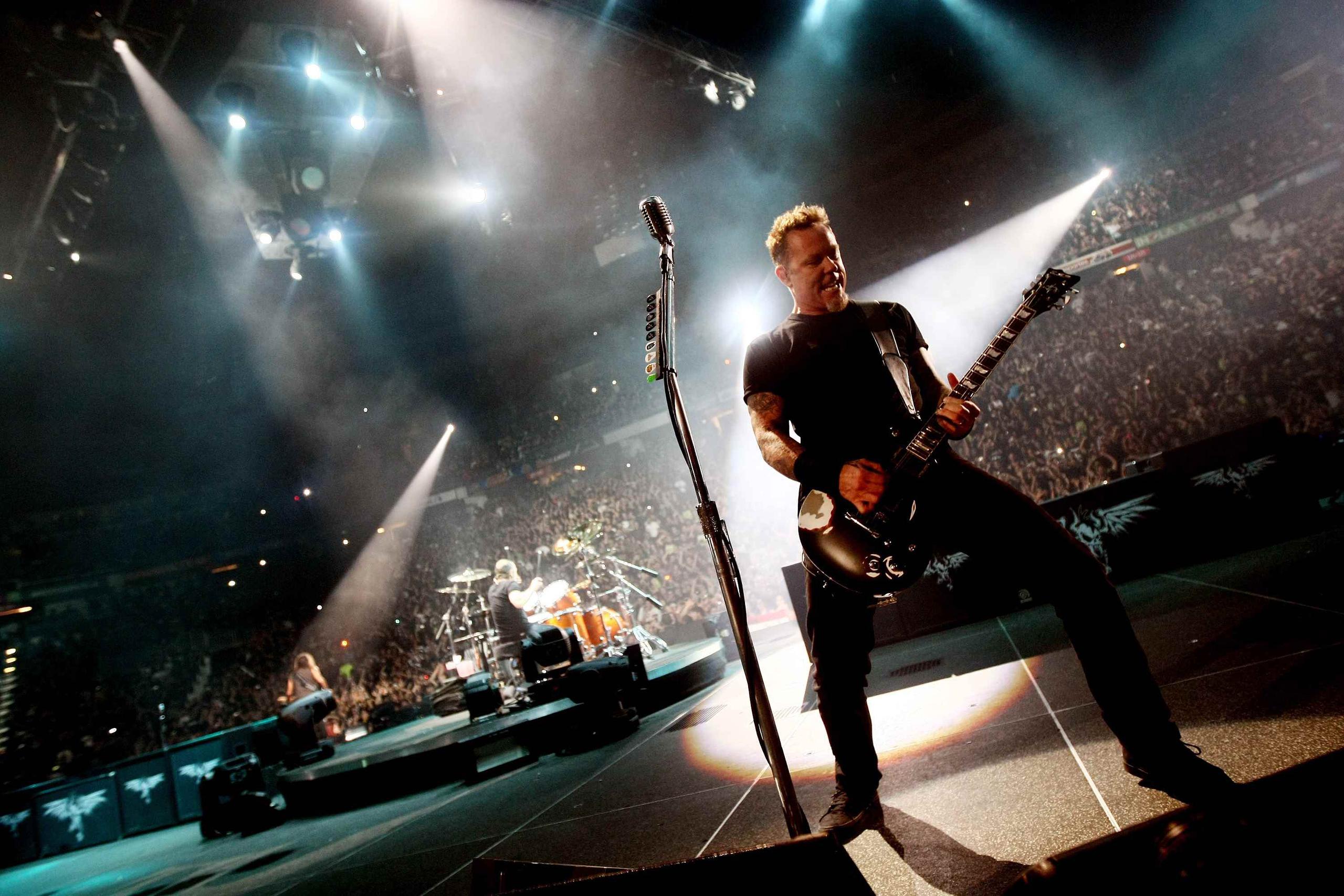 La banda Metallica genera un promedio de $2,921,057 por ciudad. (GFR Media)