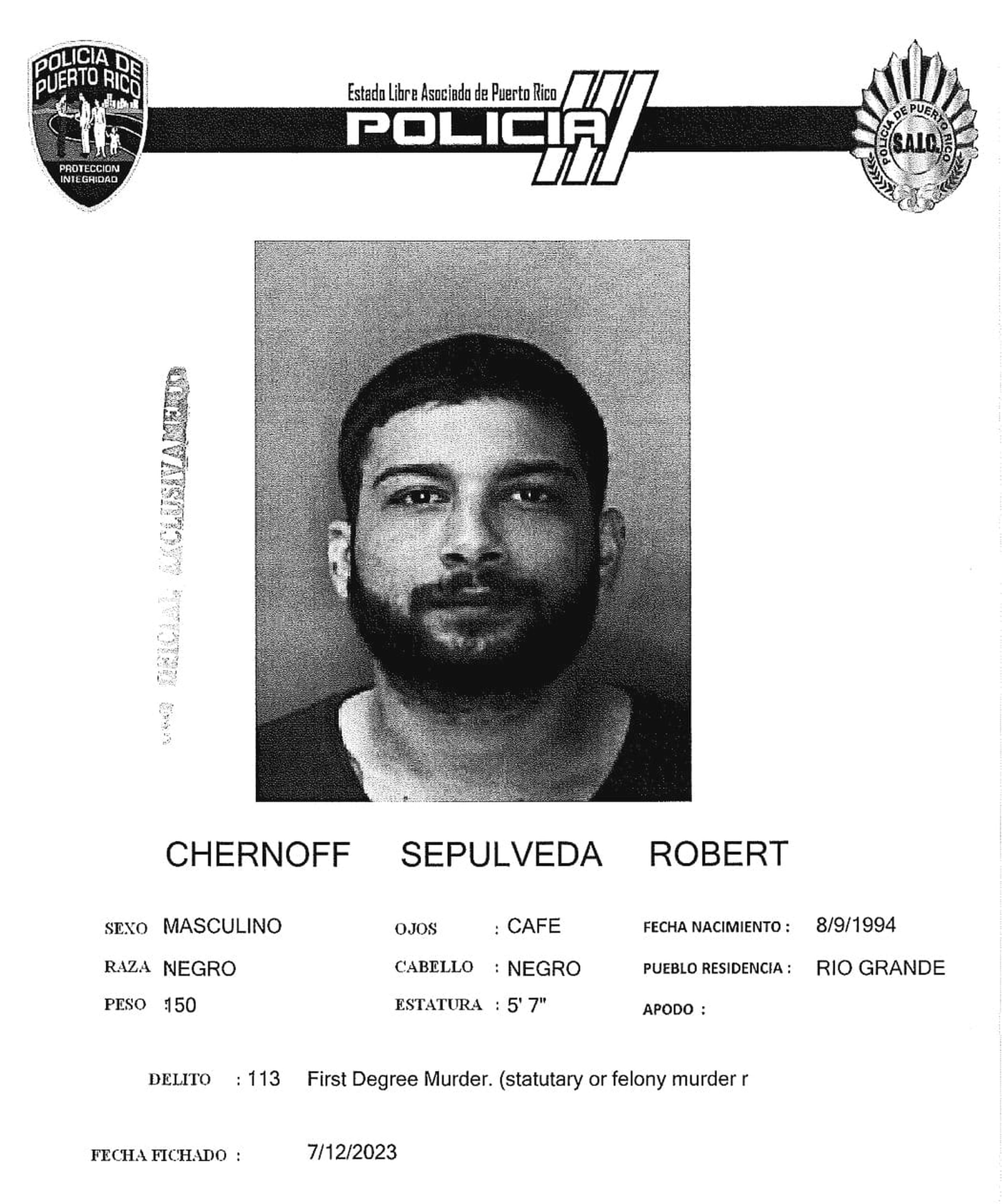 Robert Chernoff Sepúlveda, enfrenta cargos por asesinato y maltrato de menores.