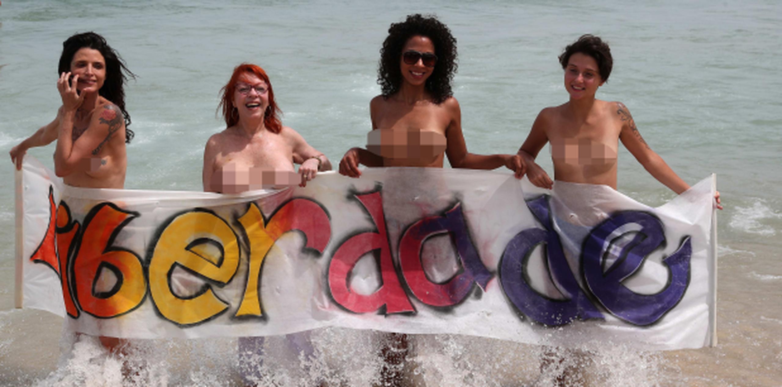 Las exposiciones reivindicando el cuerpo desnudo y el respeto a la diversidad de género se han multiplicado en Brasil. (EFE / Marcelo Sayão)