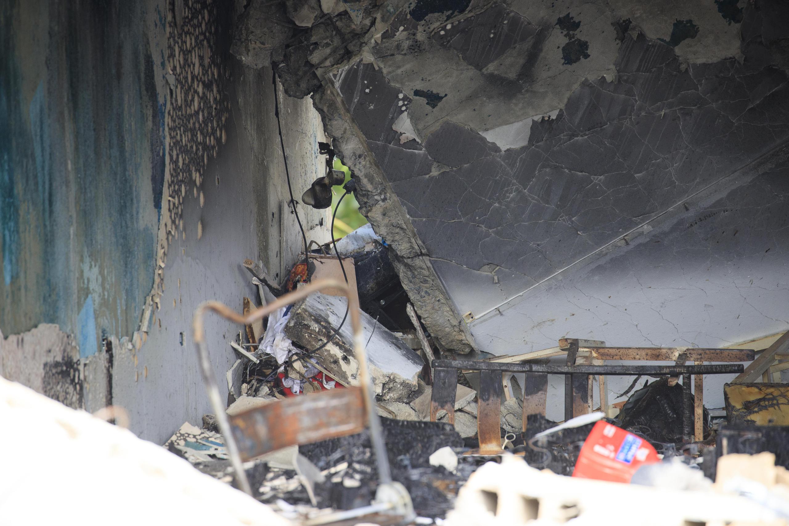 Explosión en una residencia en la Urbanización Mansiones de los Artesanos en Las Piedras.