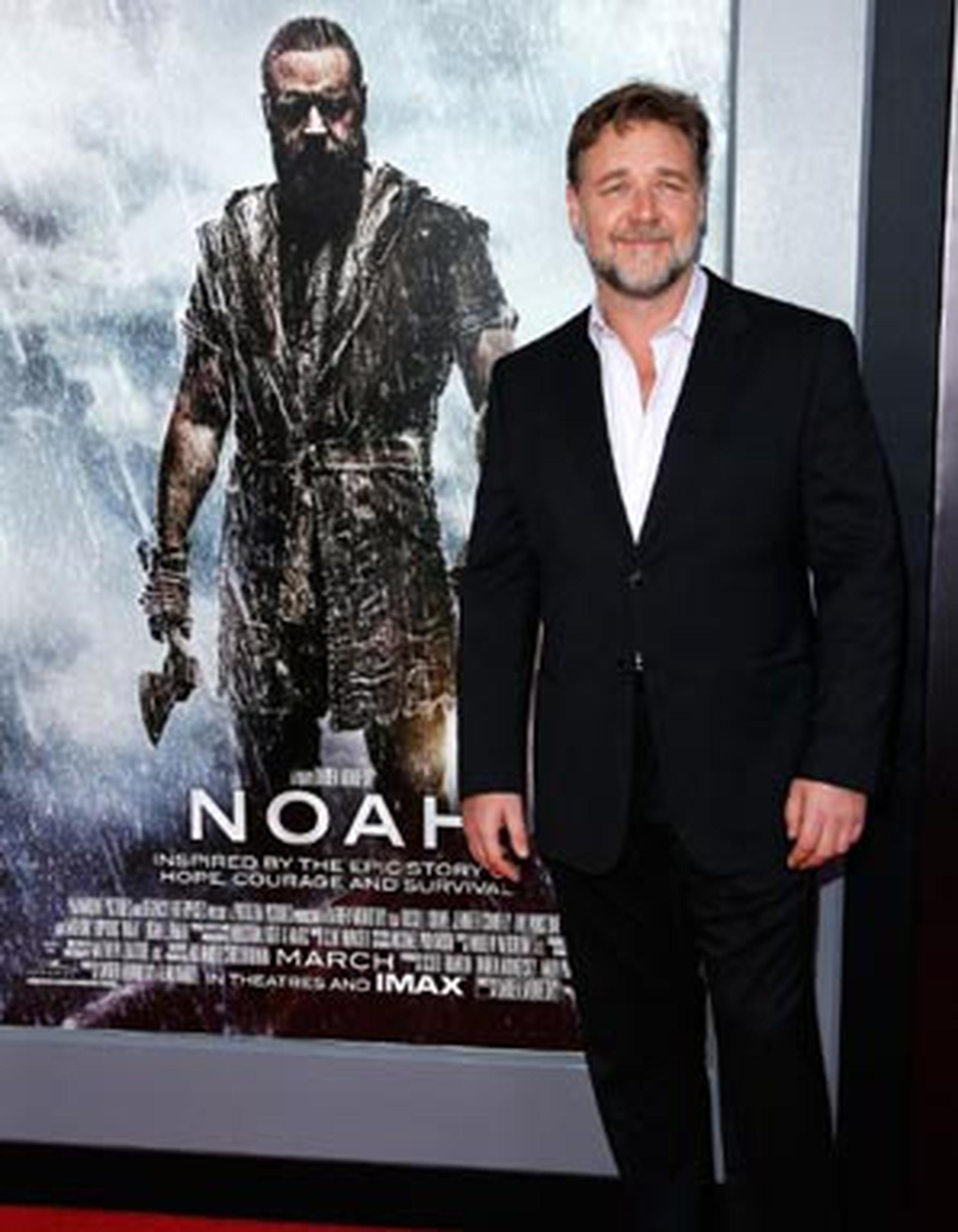 Russell Crowe es el encargado de darle vida al personaje de Noé en el filme. (Jemal Countess/Getty Images/AFP)