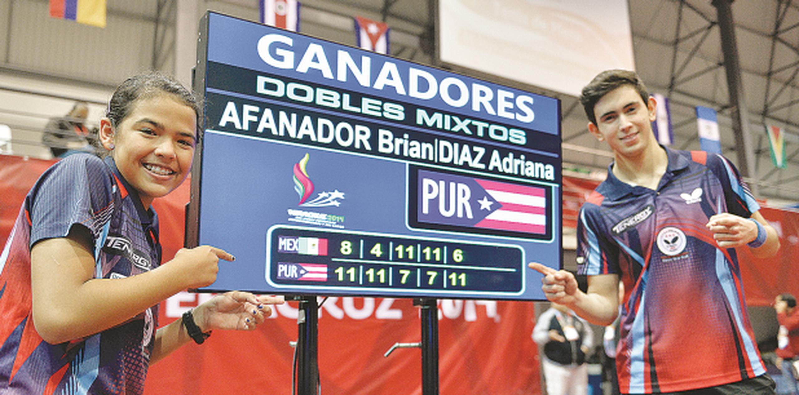 El tenis de mesa, liderados por Adriana Díaz y Brian Afanador, fue el deporte bandera de Puerto Rico en los Juegos Centroamericanosy del Caribe en Veracruz. (Archivo / gerald.lopez@gfrmedia.com)
