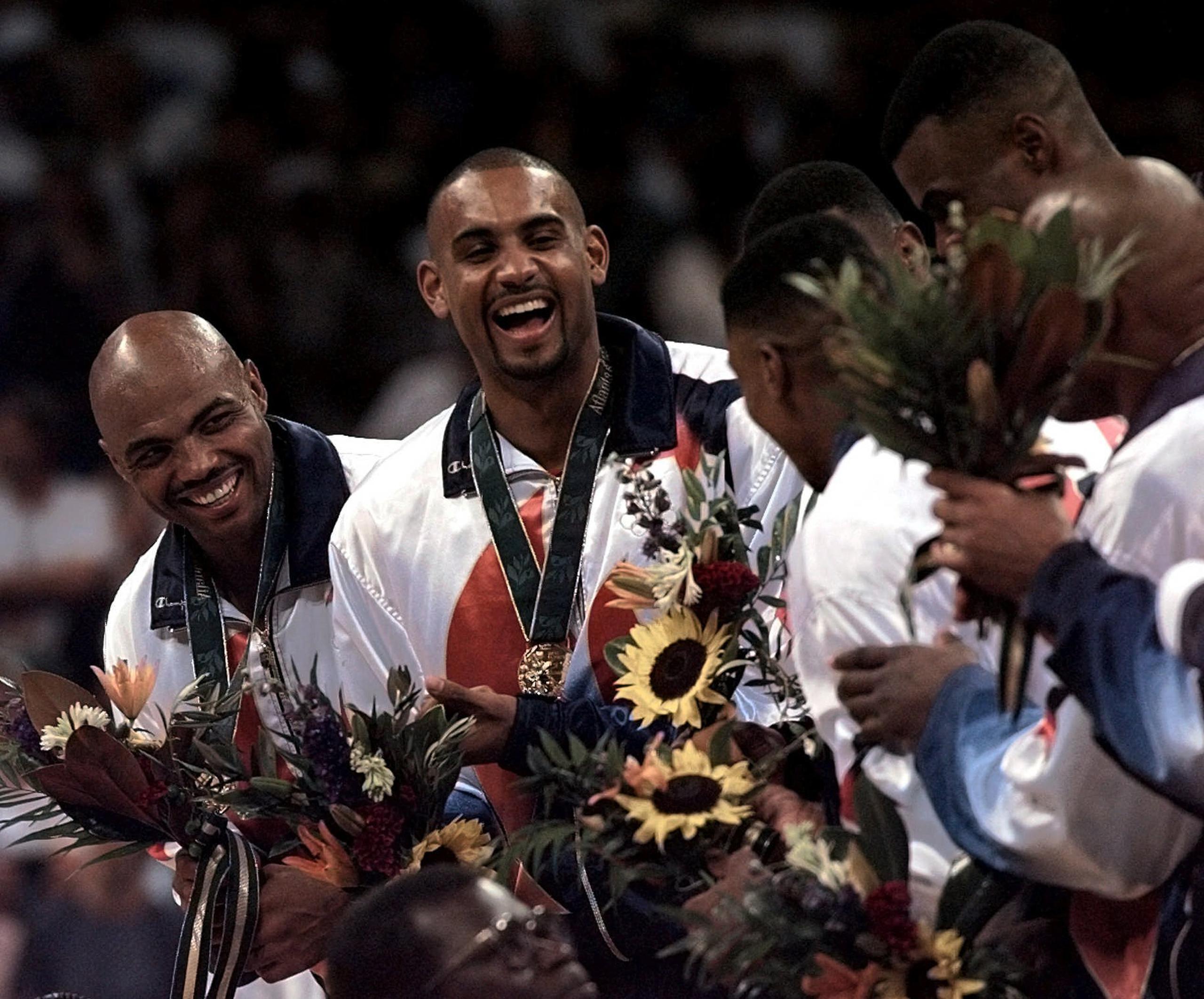 Grant Hill fue parte del equipo que ganó la medalla de oro en los Juegos Olímpicos de Atlanta 1996.
