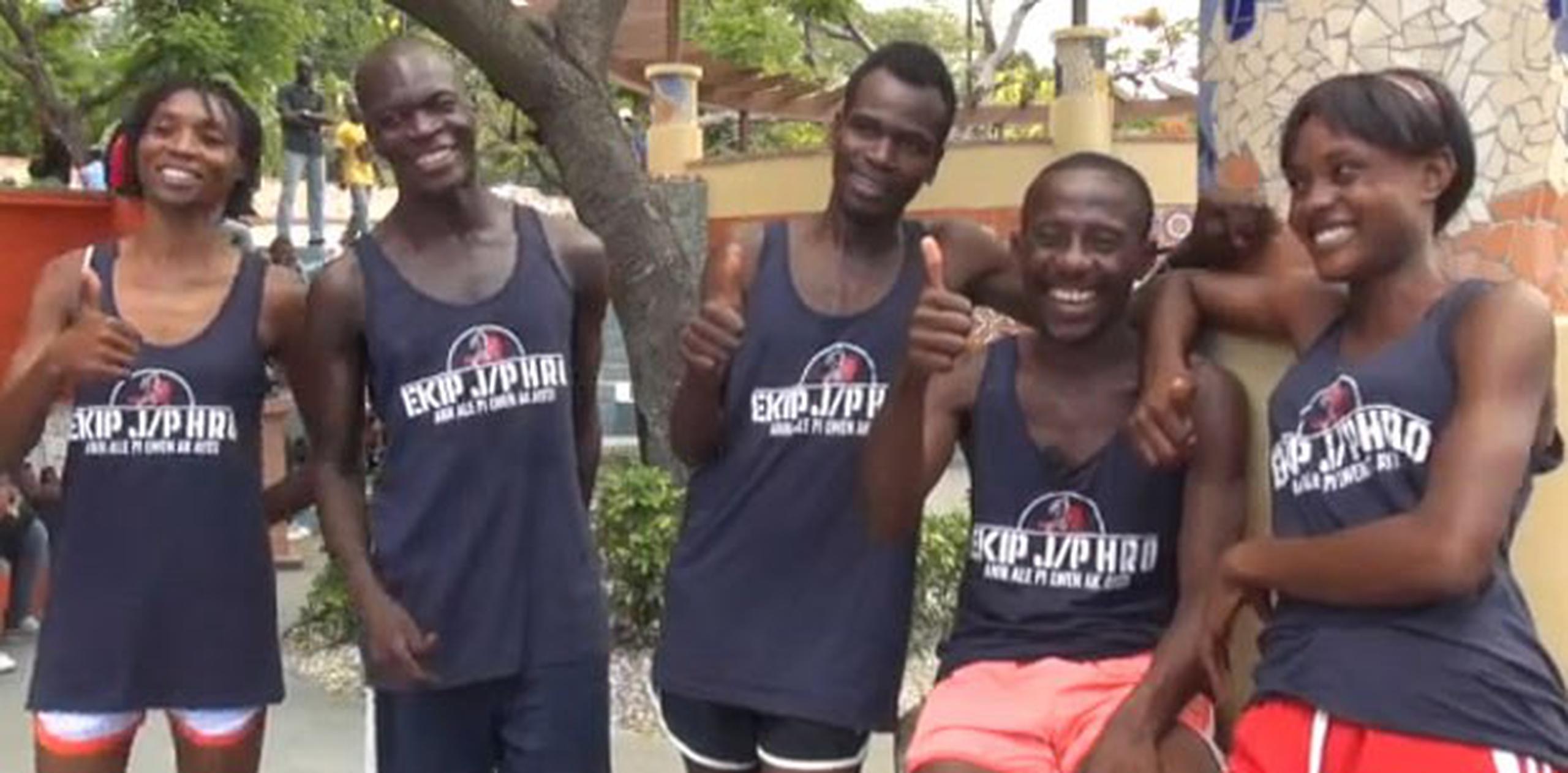 Los cinco corredores son de los mejores en Haití. (Youtube)