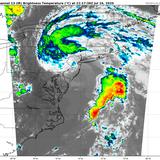 Tormenta tropical Fay toca tierra en Nueva Jersey con vientos de 60 mph