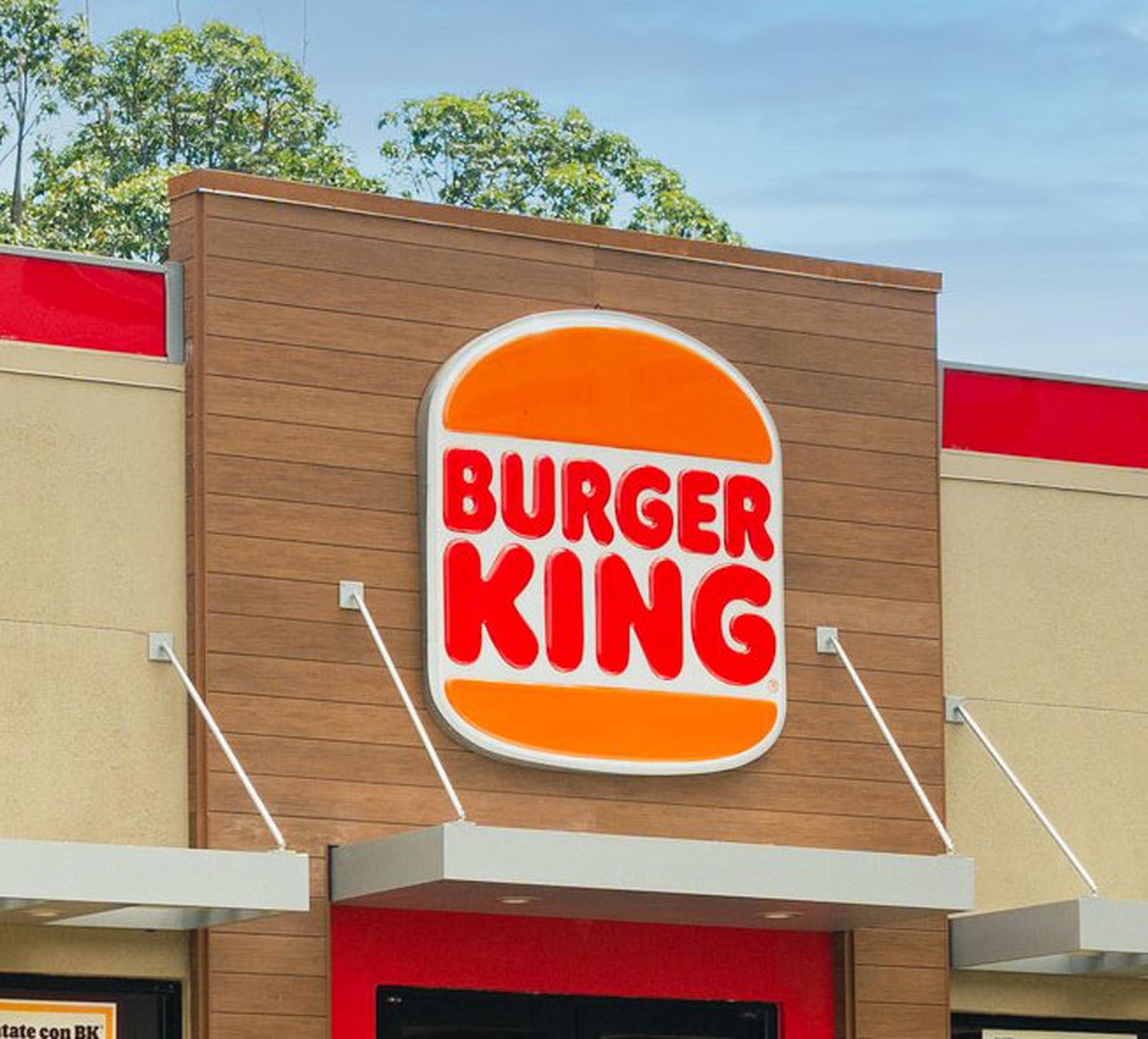 Un restaurante de comida rápida Burger King.