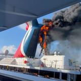 Crucero de Carnival sufre incendio mientras atracaba en las Islas Turcas y Caicos