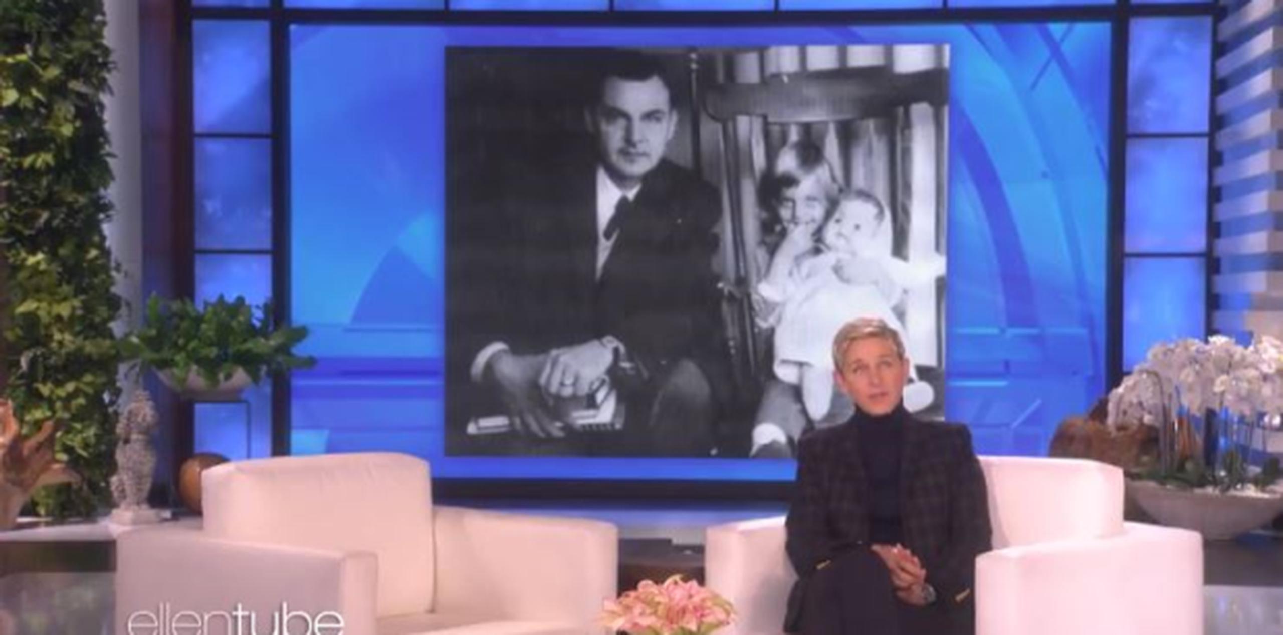 Ellen DeGeneres dijo que antes de que su progenitor muriera, pudo despedirse de él. (Twitter / @TheEllenShow)