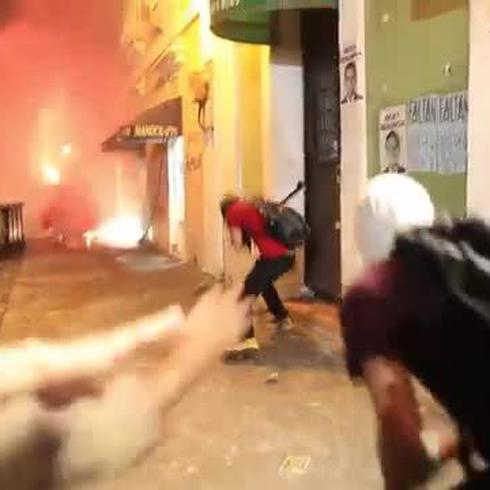 Prenden fuego en una calle del Viejo San Juan