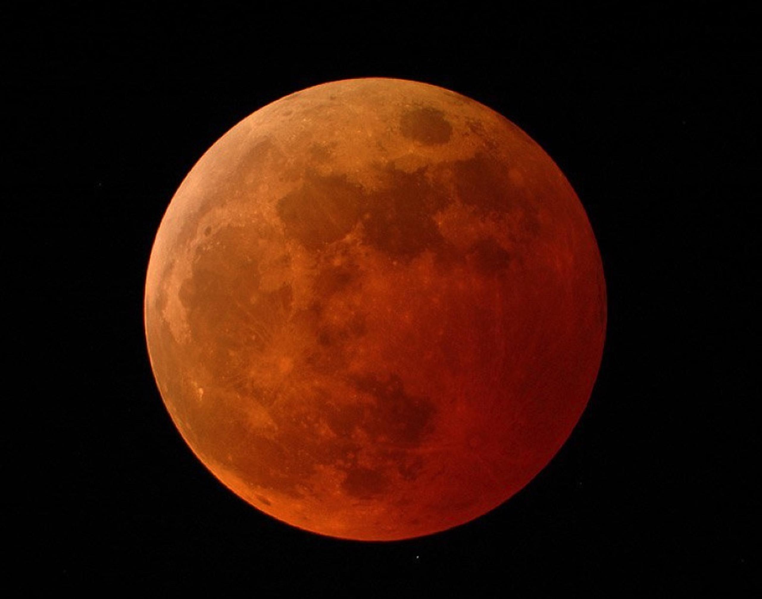 Se espera que el eclipse lunar se vea durante la madrugada del próximo martes.