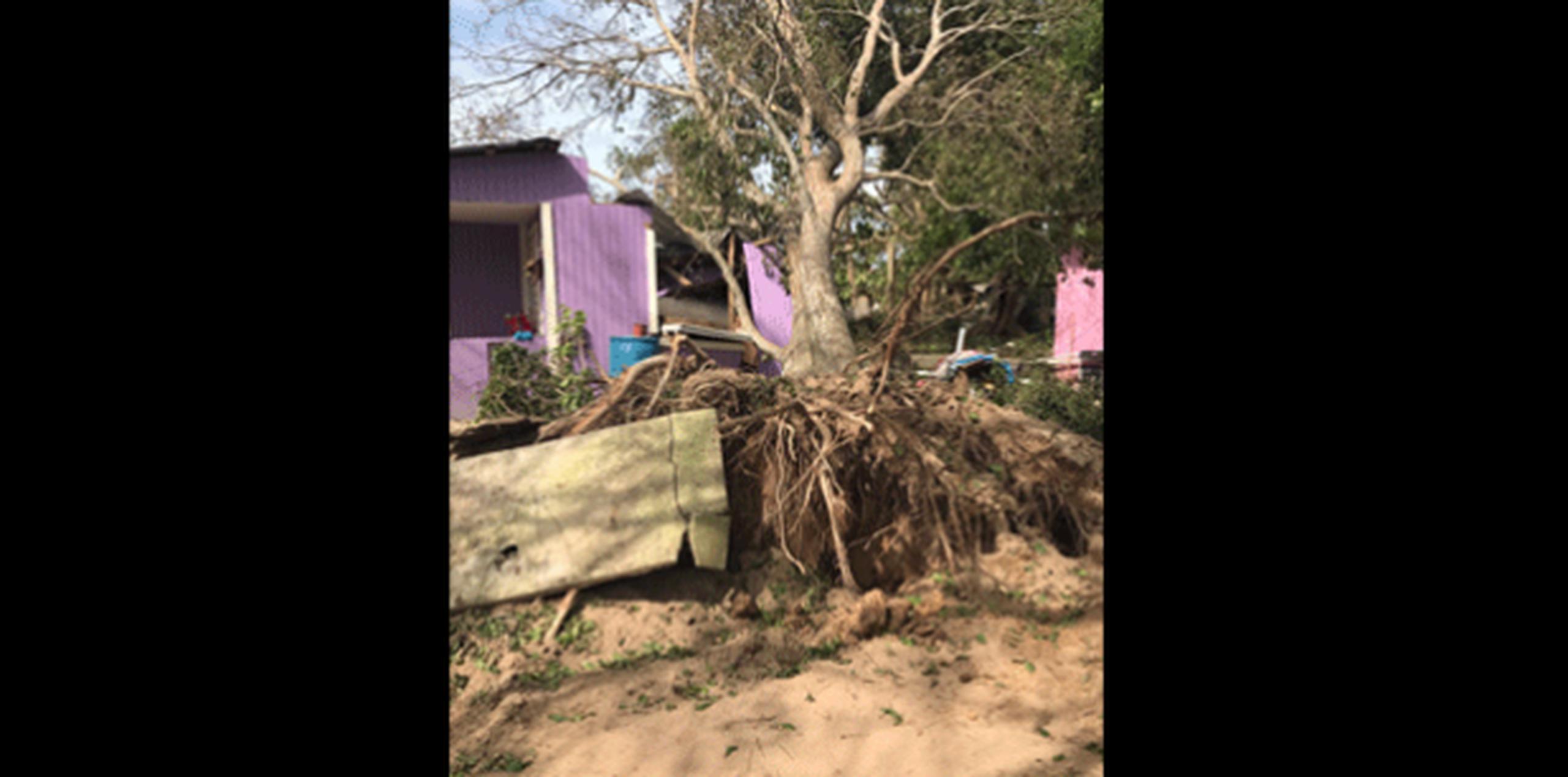 En Luquillo se han reportado 60 casas destruidas totalmente por el paso de Irma por la Isla. (Suministrada)

