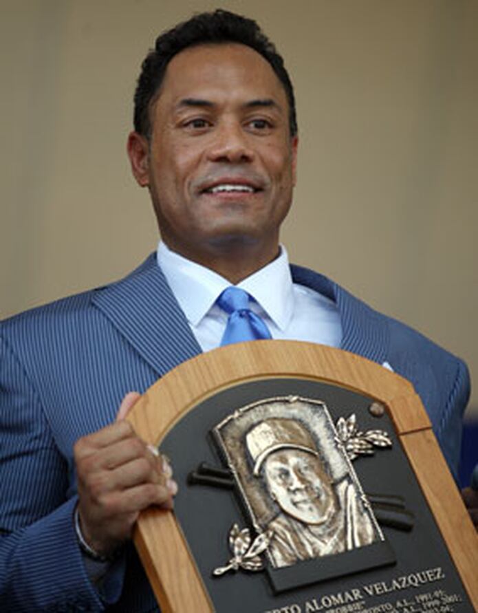 Inmortalizado Roberto Alomar en el Salón de la Fama del ...