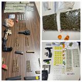 Ocupan armas ilegales, balas y drogas en un allanamiento en Toa Baja 