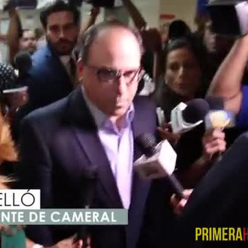 Jaime Perelló llega al tribunal para la radicación de cargos