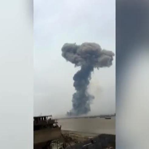 Grave explosión en planta química en China