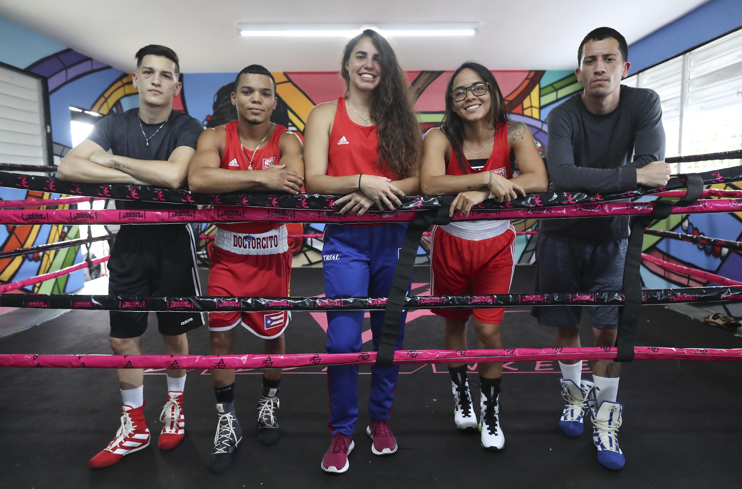 Los boxeadores Juan Zayas, Yankiel Rivera, Stephanie Piñeiro, Ashleyann Lozada  y Brian Chevalier grabaron un vídeo en contra de la violencia de género.