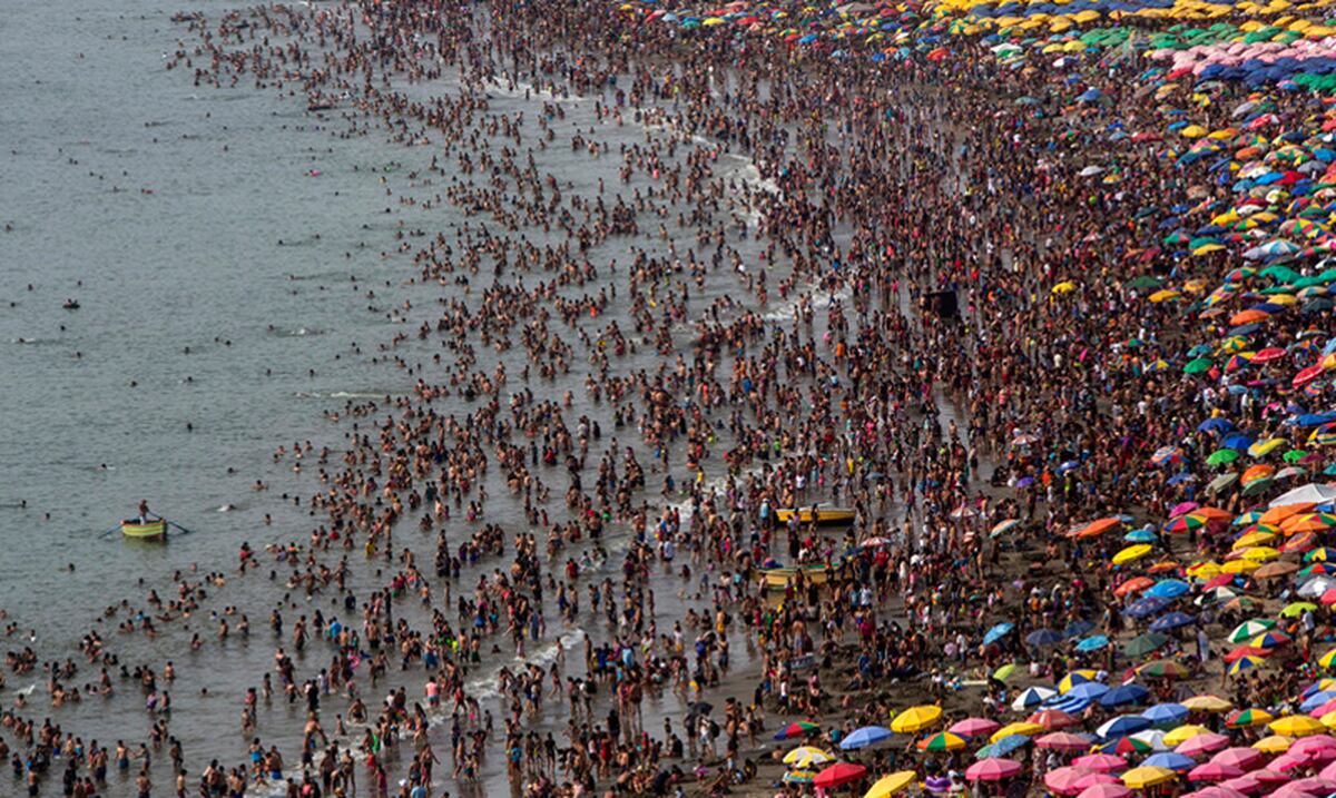Impresionante cambio en playa visitada por 40,000 personas al día