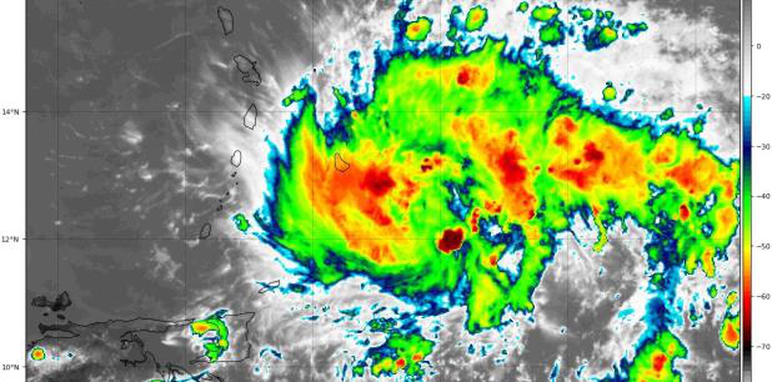 Se prevé que la tormenta deje caer entre 8 y 20 centímetros (3 y 8 pulgadas) de lluvia en Barbados e islas aledañas, con cantidades aisladas de 25 centímetros (10 pulgadas). (NOAA)