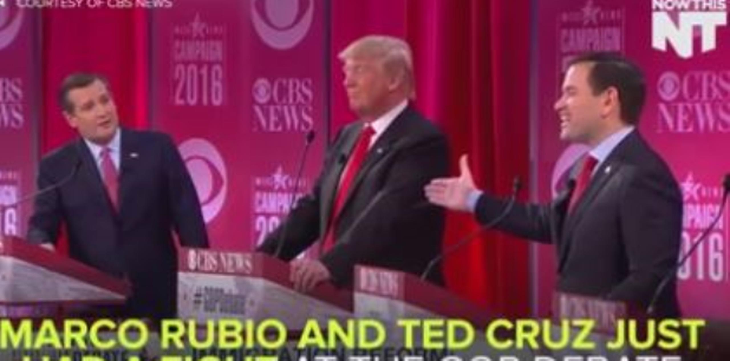 Ted Cruz comenzó a hablar en español. (Captura de vídeo)