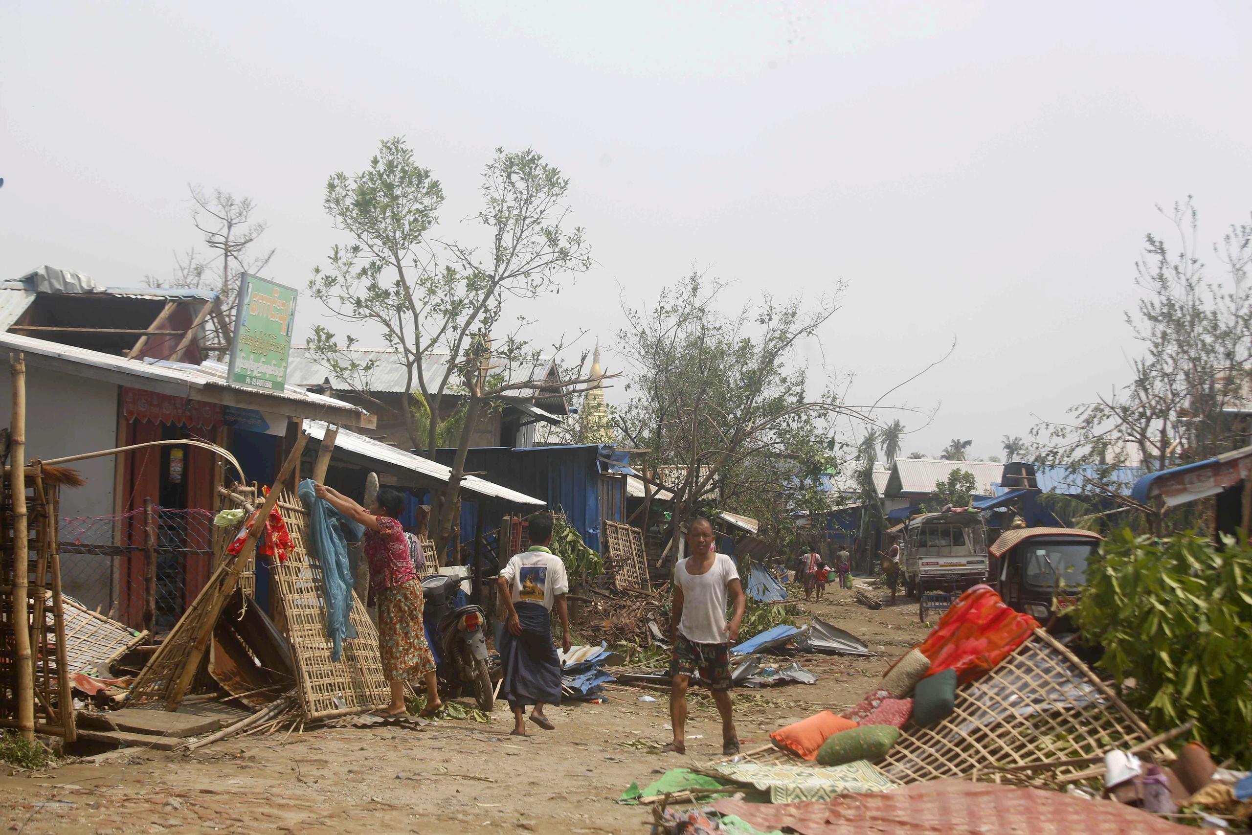 Según OCHA, antes del impacto del ciclón, unos 6 millones de personas del oeste de Birmania se encontraban en necesidad de asistencia humanitaria.