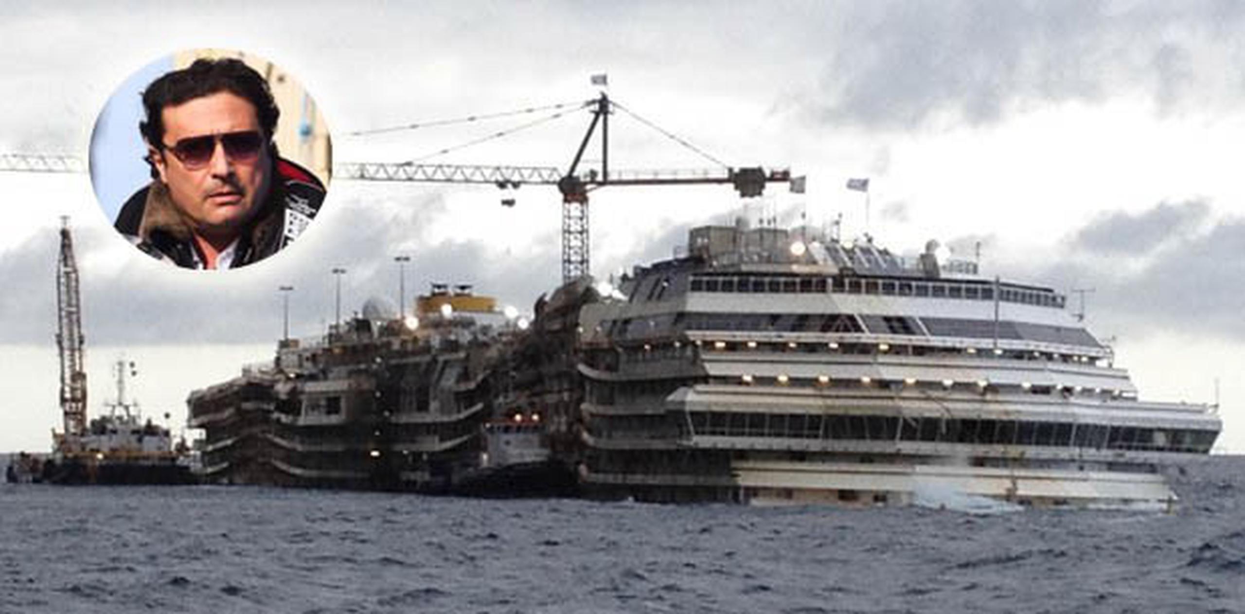 El crucero italiano "Costa Concordia" encalló frente a las costas toscanas hasta hundirse parcialmente el pasado 13 de enero de 2012, cerca de la isla de Giglio (Toscana). (Archivo)