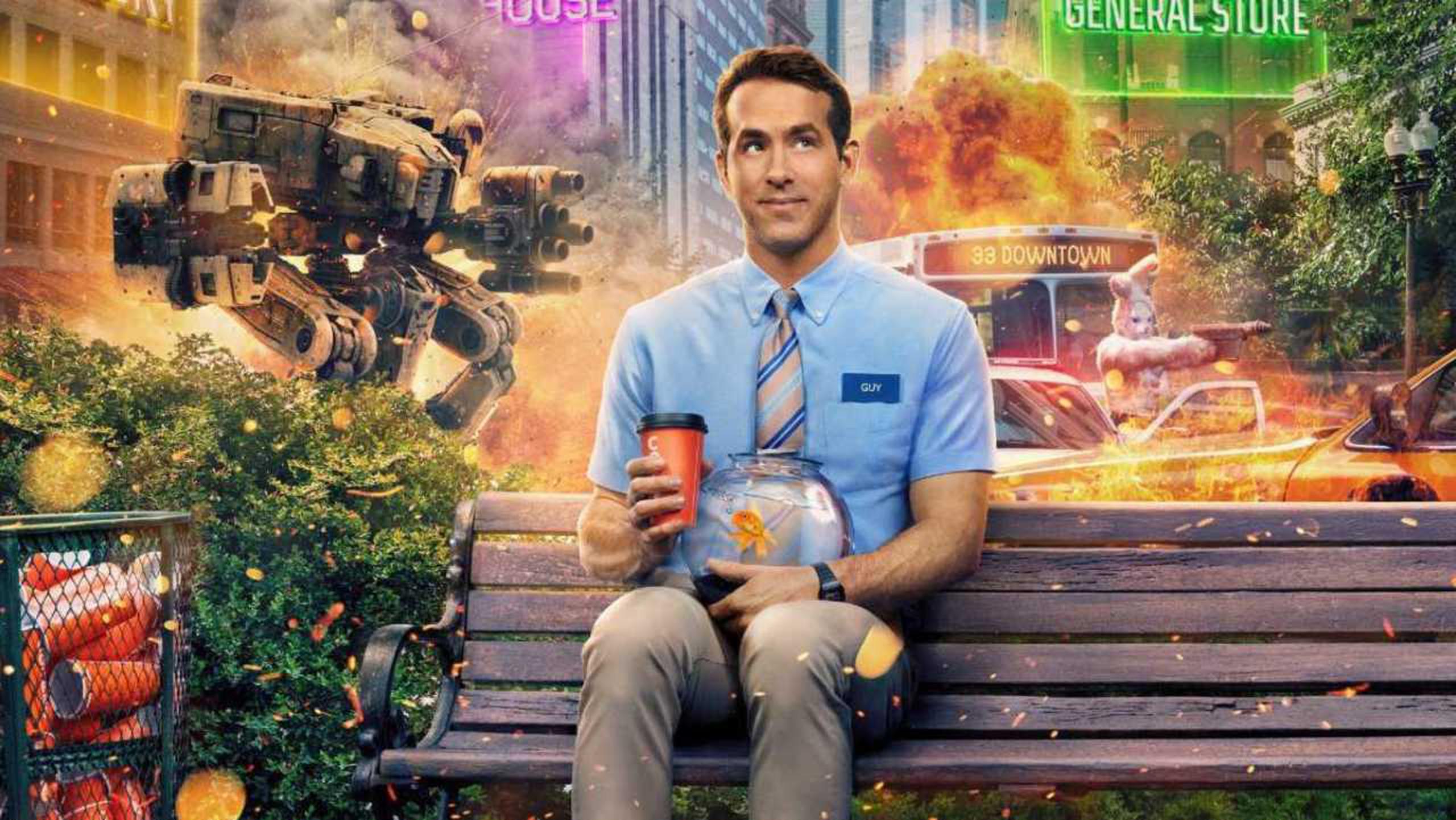 En el filme, Ryan Reynolds interpreta a un cajero de banco que un día descubre que, en realidad, es parte de un videojuego de mundo abierto.