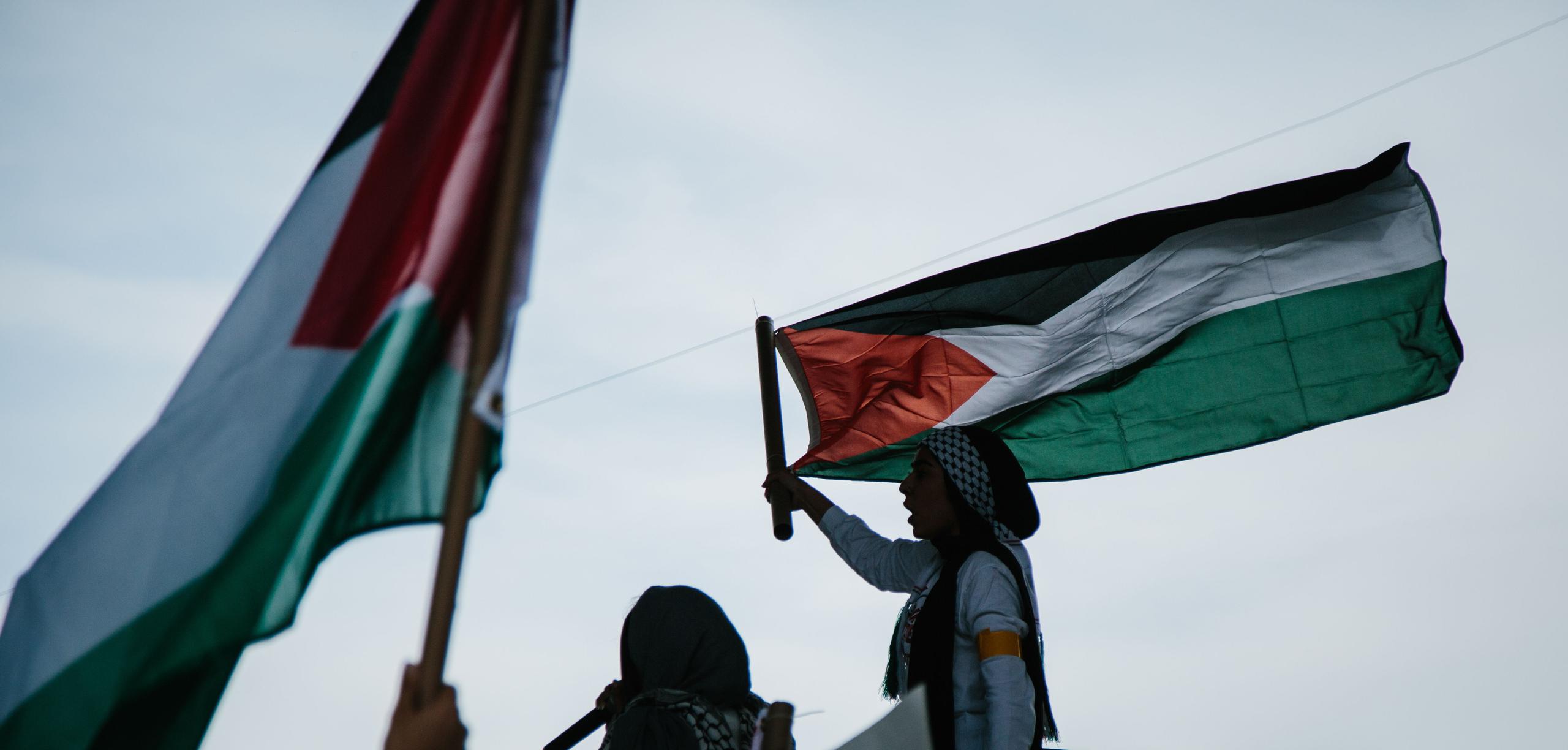 Los manifestantes protestaban la expansión de la ocupación israelí en Cisjordania.