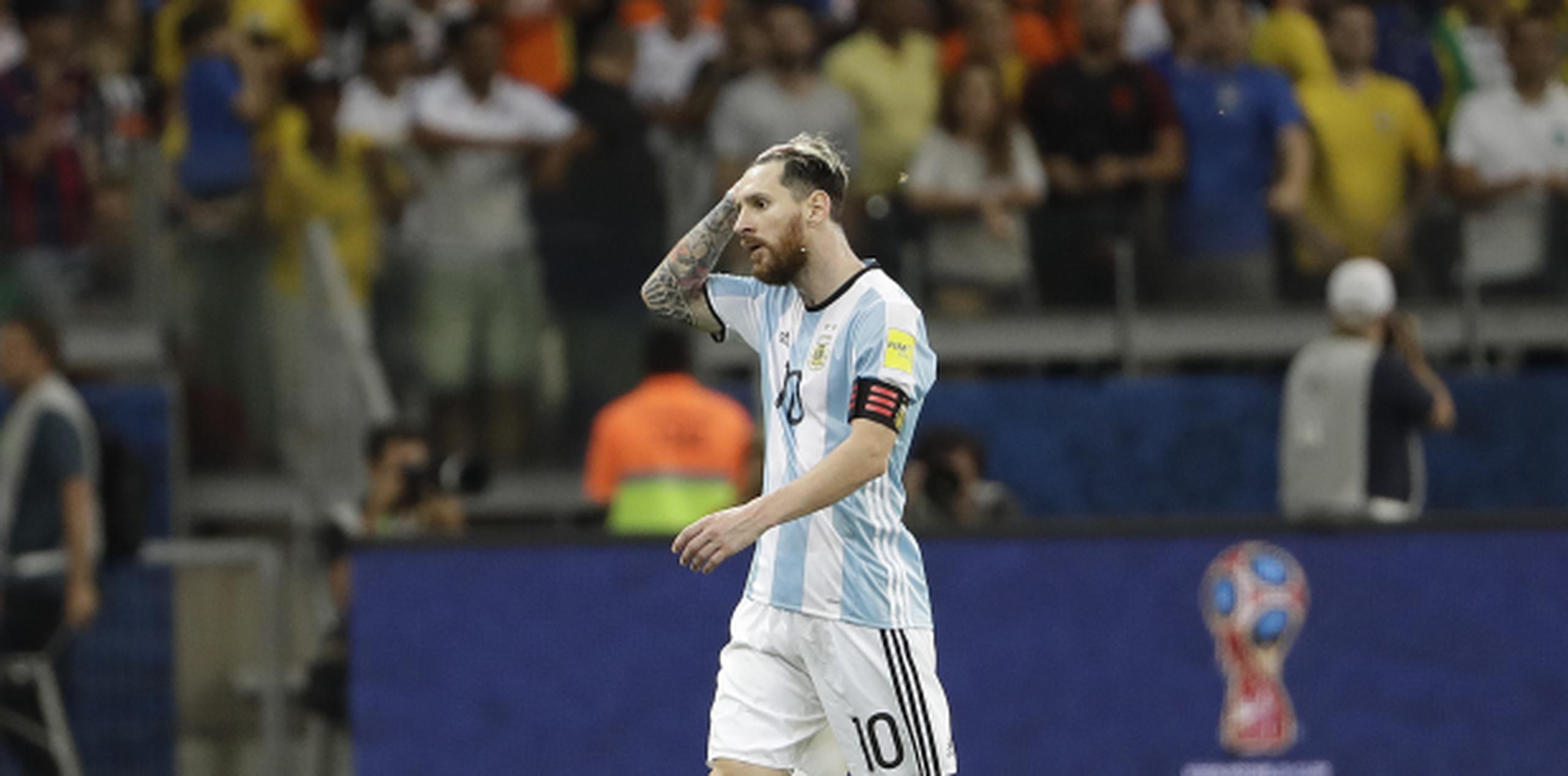 ¿Un Mundial sin Messi? Por ahora sí. (Agencia EFE)
