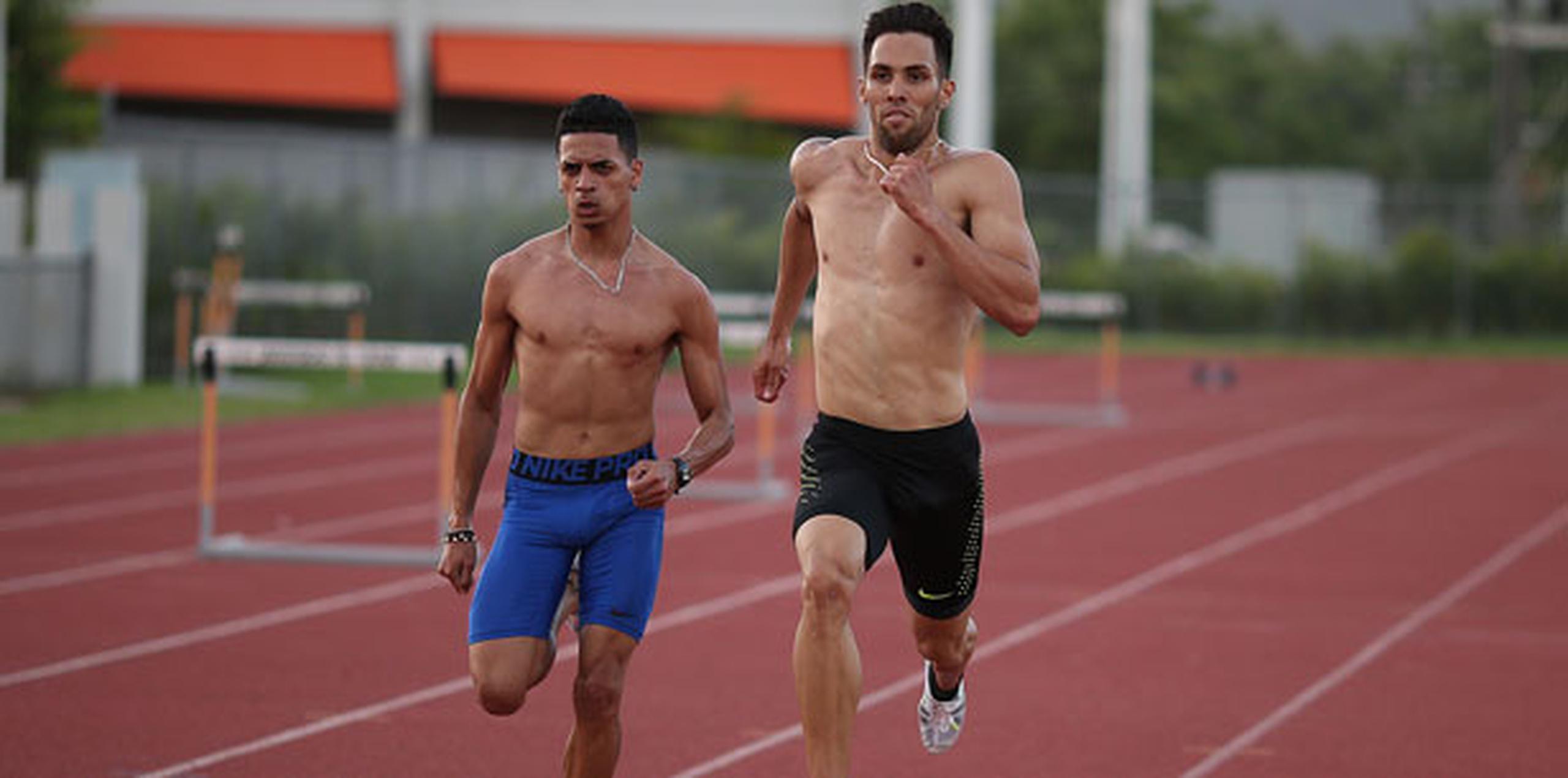 Vázquez y Arroyo competirán en los 800 metros de los Juegos Olímpicos de  Río 2016. (jose.cruz@gfrmedia.com)