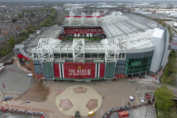 Vista del estadio Old Trafford del Manchester United.